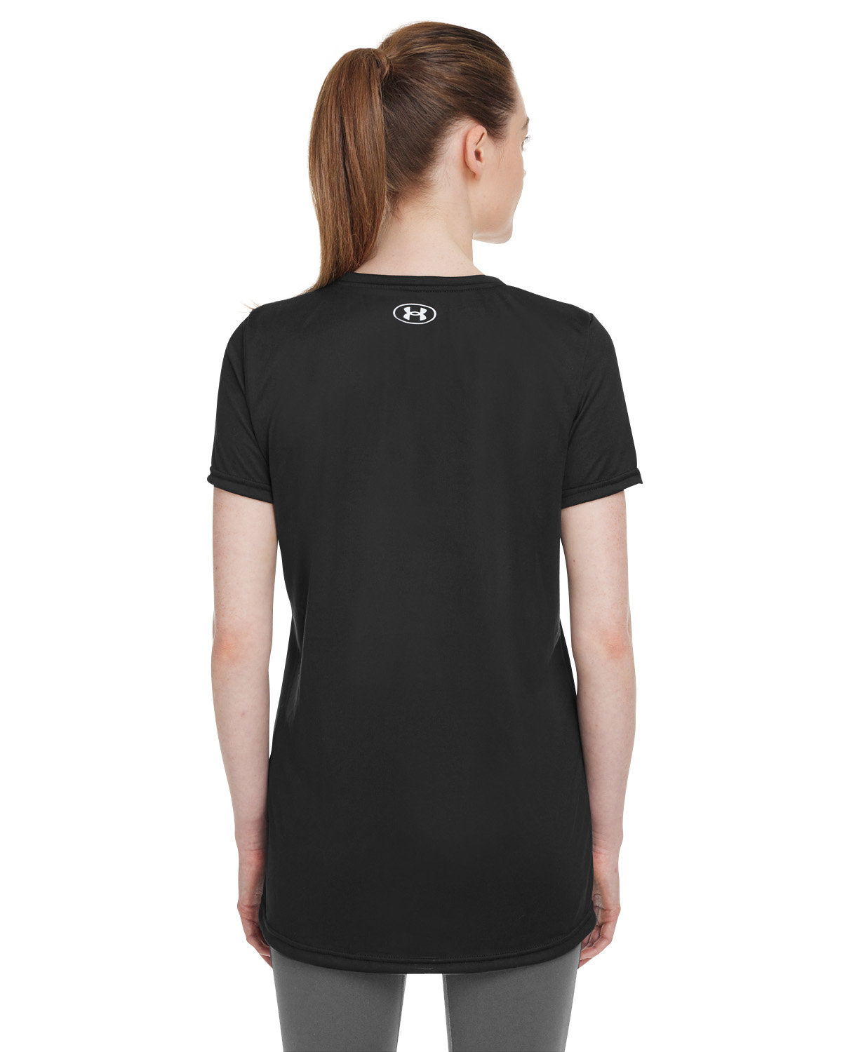 1376847 Under Armour Ladies Team Tech T-Shirt - Back Image