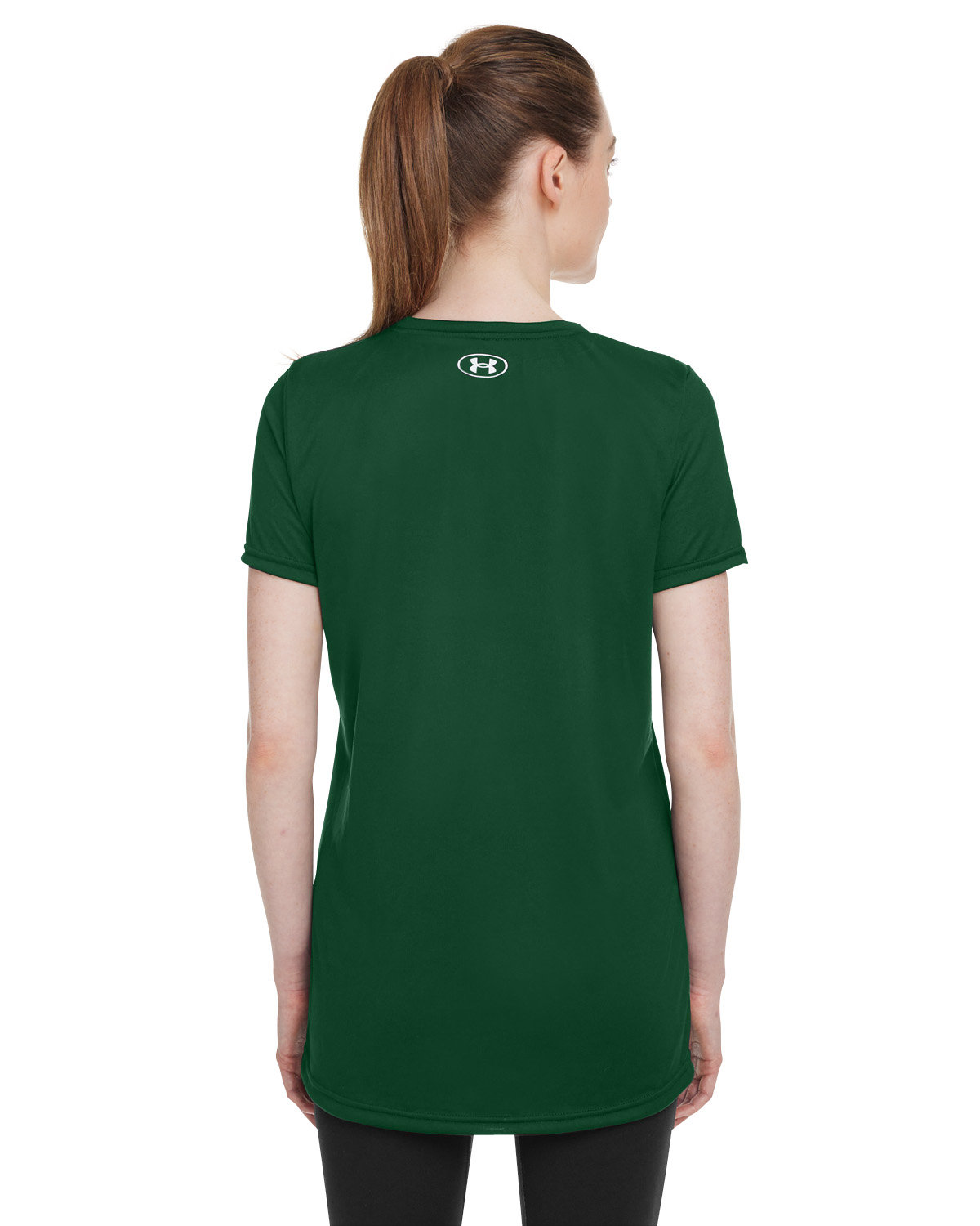 1376847 Under Armour Ladies Team Tech T-Shirt - Back Image