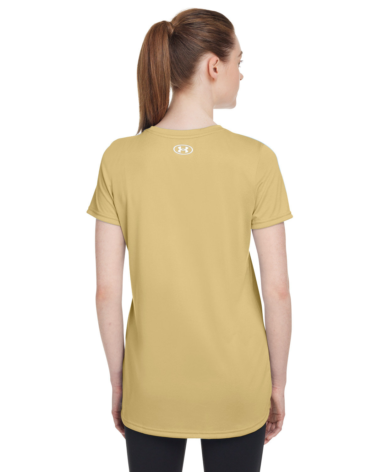 1376847 Under Armour Ladies Team Tech T-Shirt - Back Image