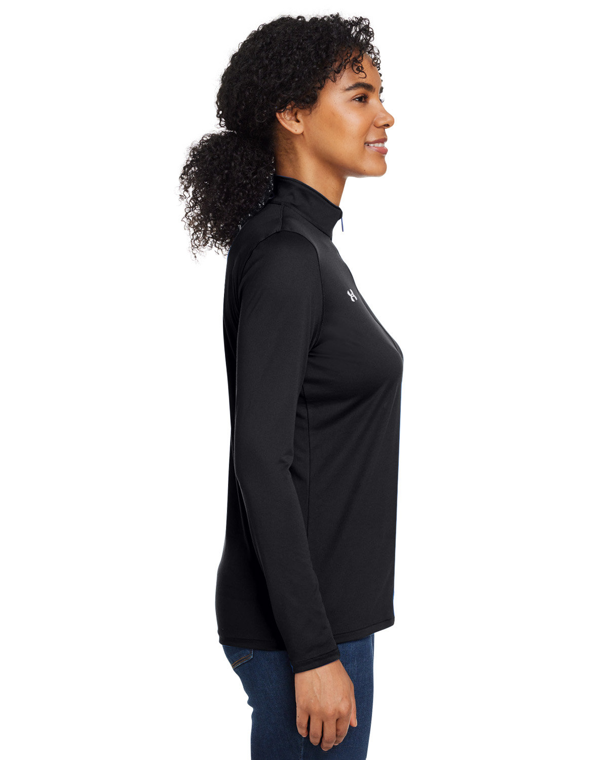 1376862 Under Armour Ladies Team Tech Half-Zip - Siide Image