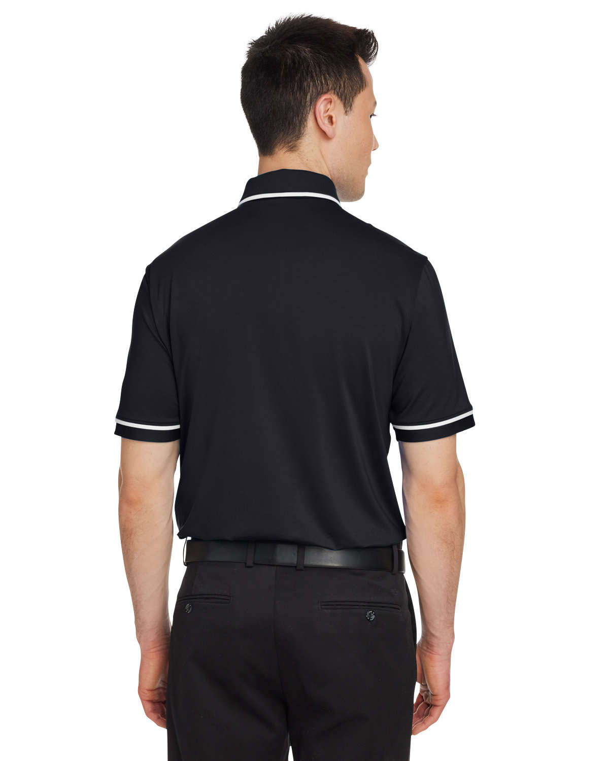 1376904 Under Armour Mens Tipped Teams Performance Polo - Back Image