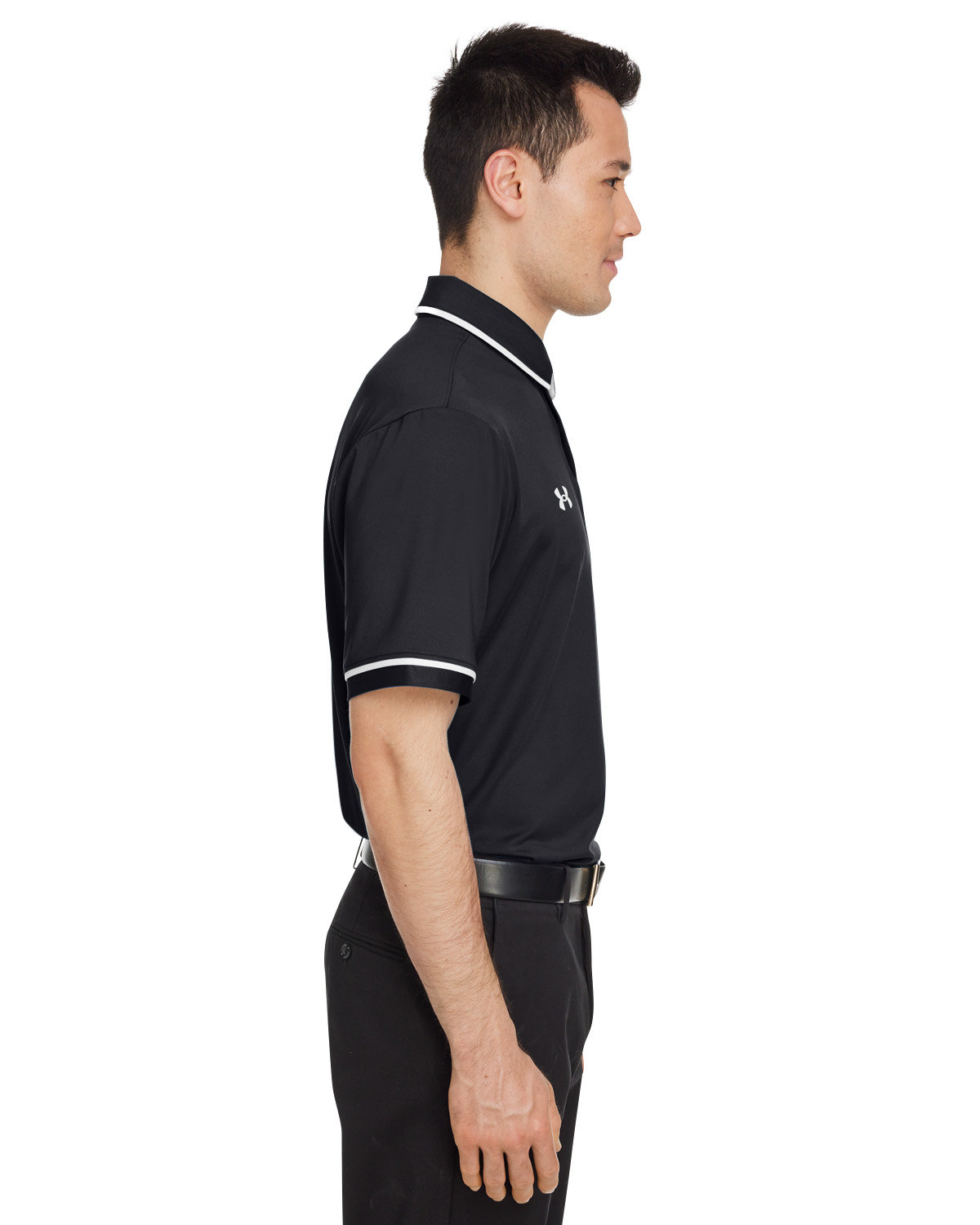1376904 Under Armour Mens Tipped Teams Performance Polo - Siide Image