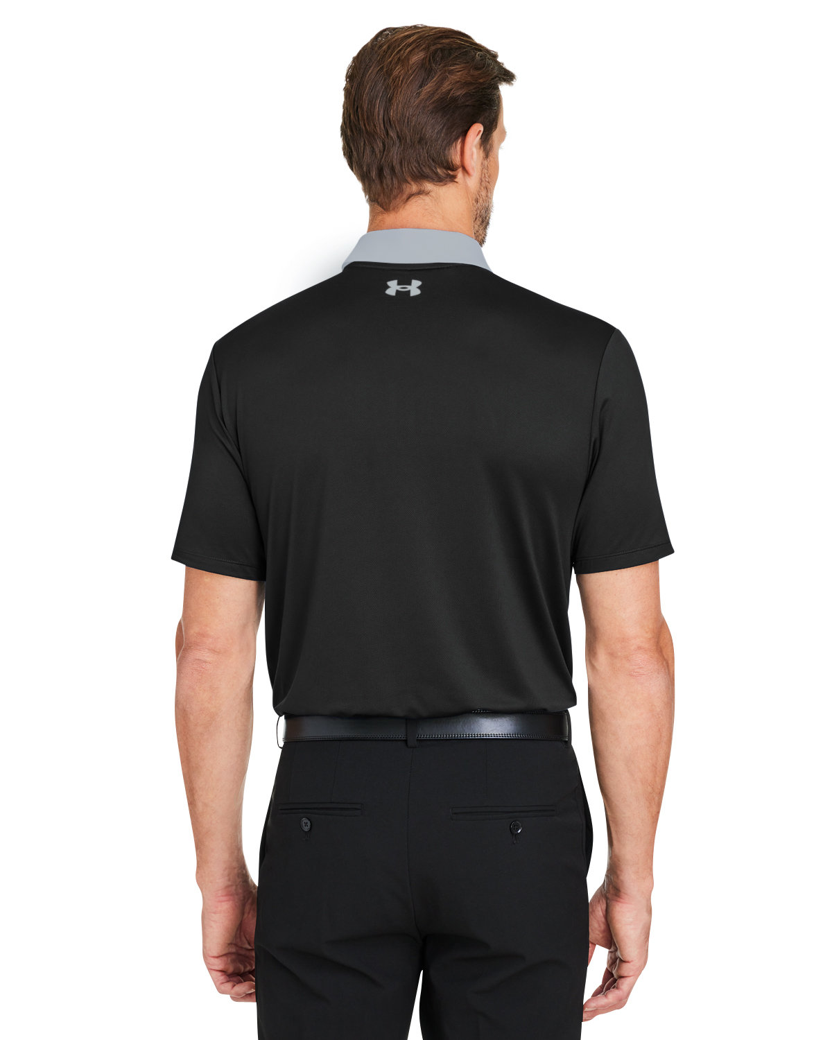 1377375 Under Armour Mens Performance 3.0 Colorblock Polo - Back Image