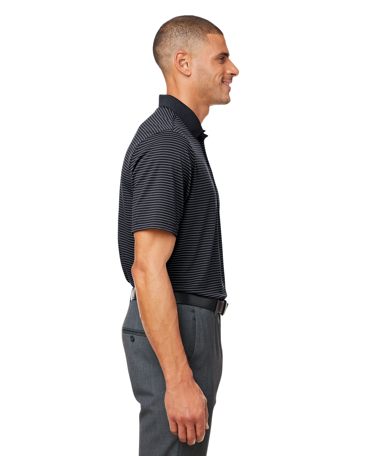 1377376 Under Armour Mens 3.0 Striped Perf Polo - Siide Image