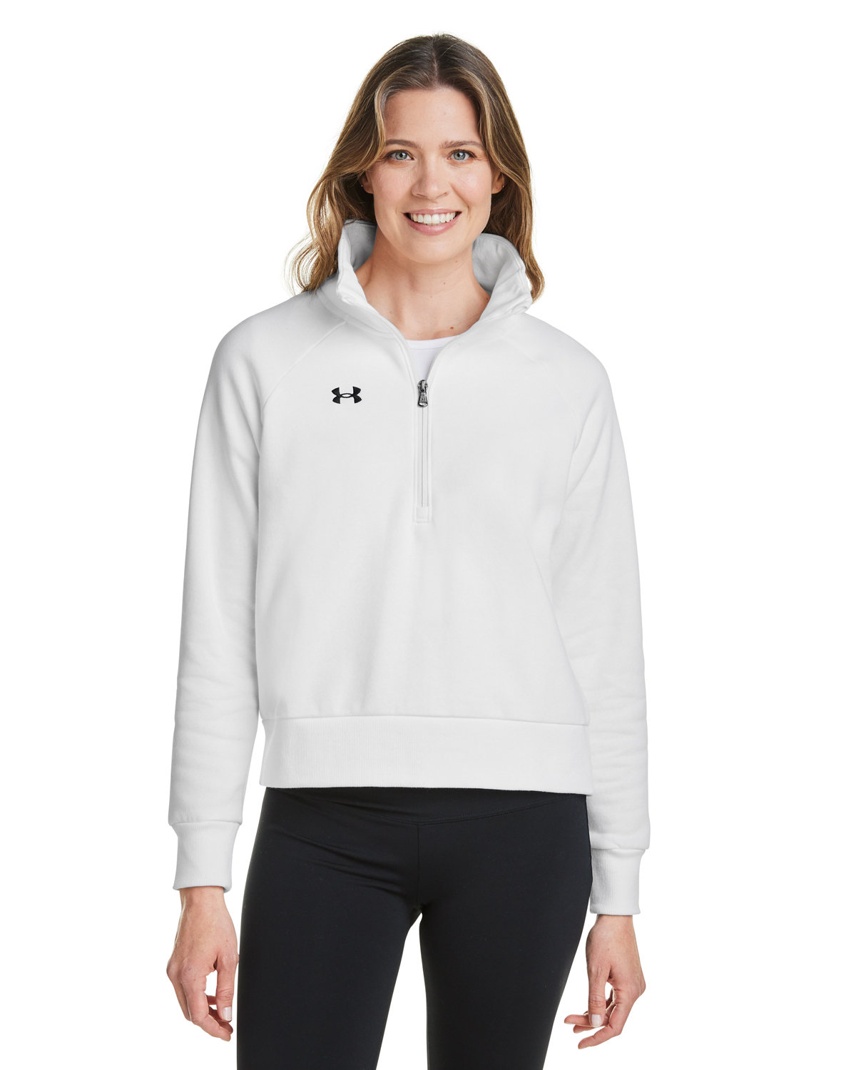 1379492 Under Armour Ladies Rival Fleece Quarter-Zip