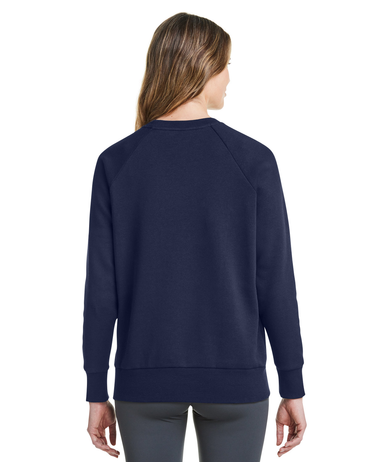 1379508 Under Armour Ladies Rival Fleece Sweatshirt - Back Image