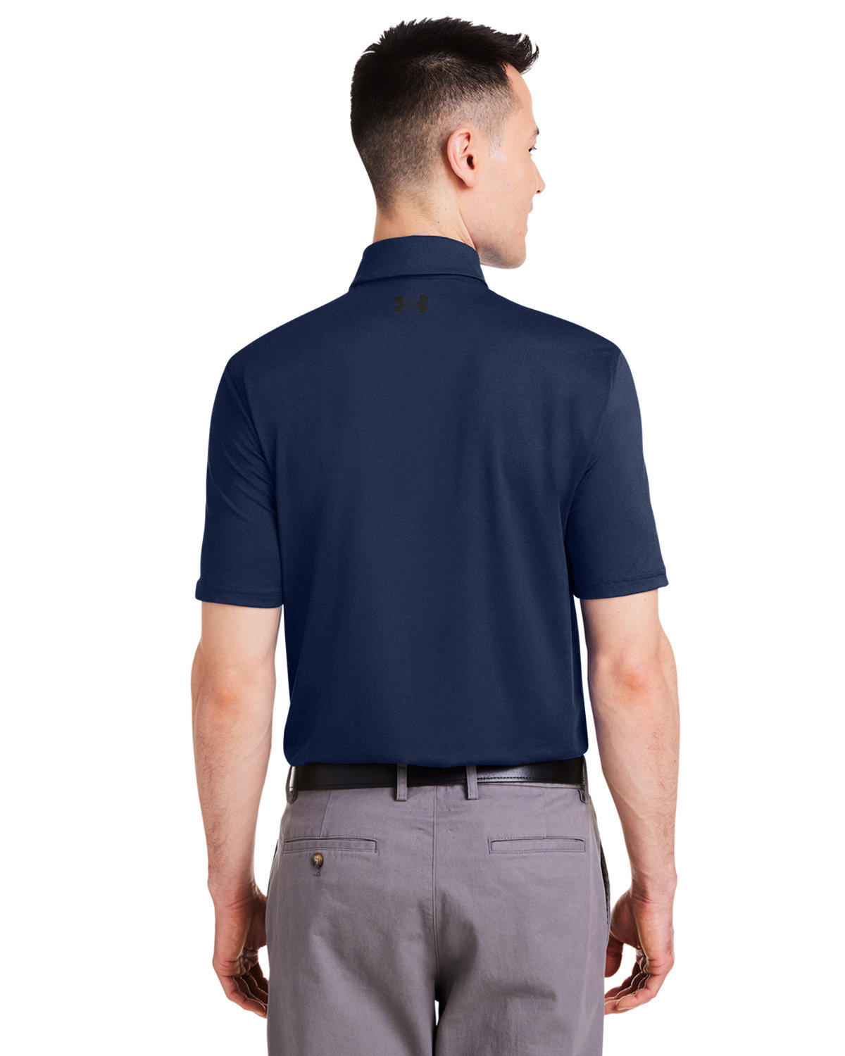 1383255 Under Armour Mens Recycled Polo - Back Image
