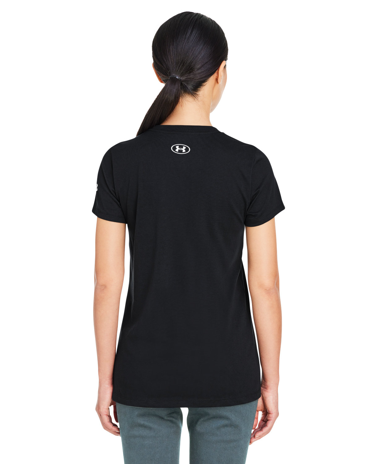1383284 Under Armour Ladies Athletic 2.0 T-Shirt - Back Image
