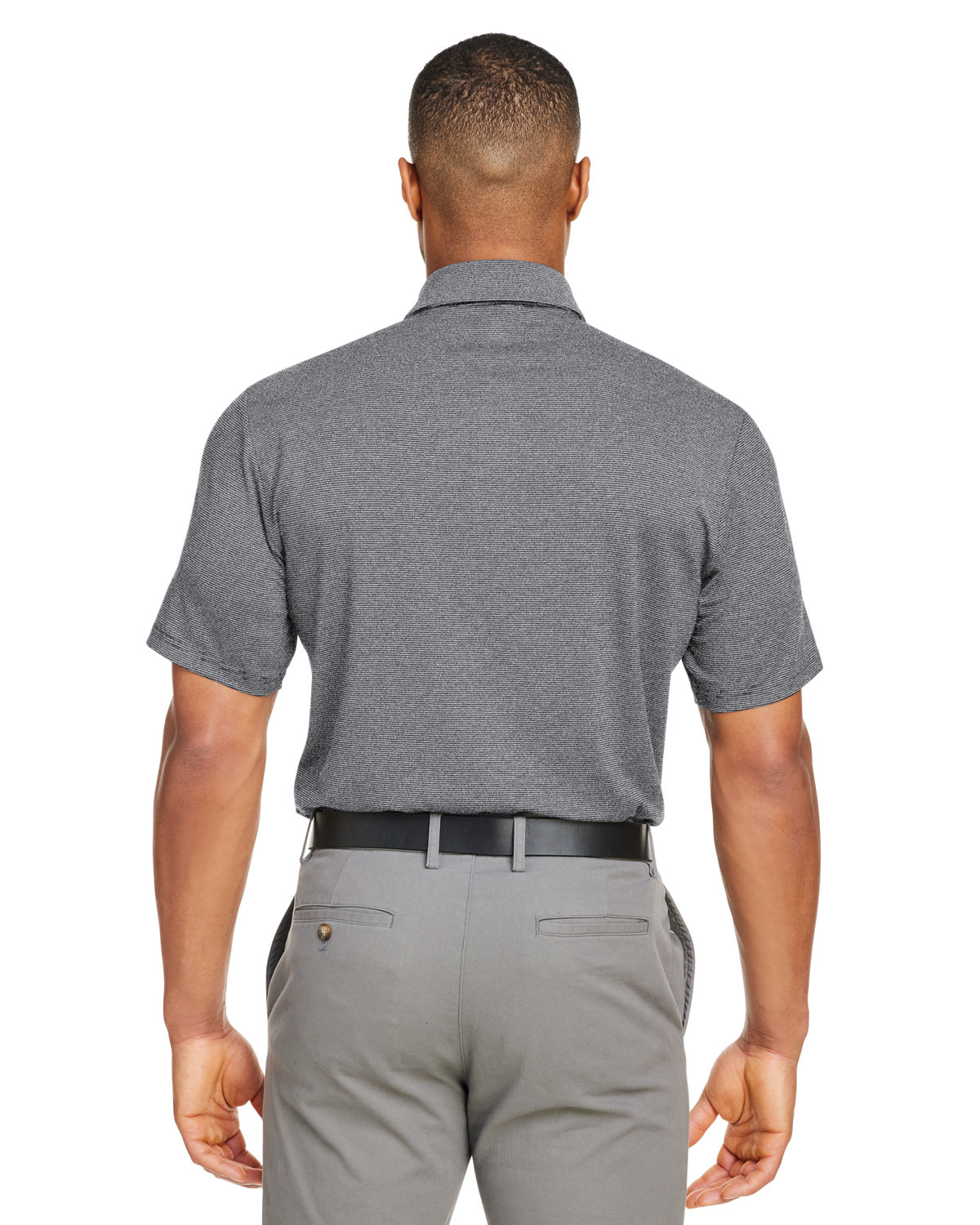 1389853 Under Armour Mens Destin Drive Striped Performance Polo - Back Image