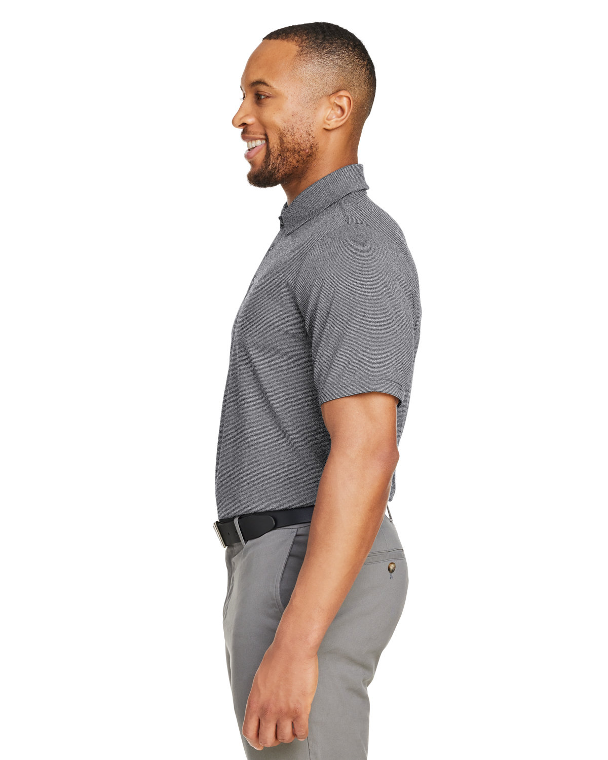 1389853 Under Armour Mens Destin Drive Striped Performance Polo - Siide Image