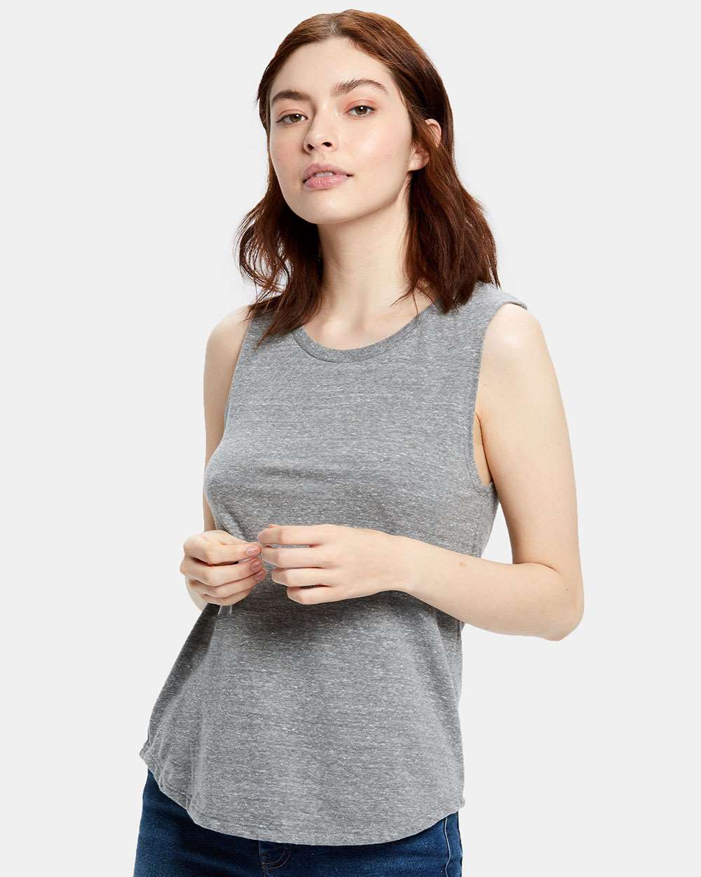 US116 US Blanks Ladies Made in USA Muscle Tank Top