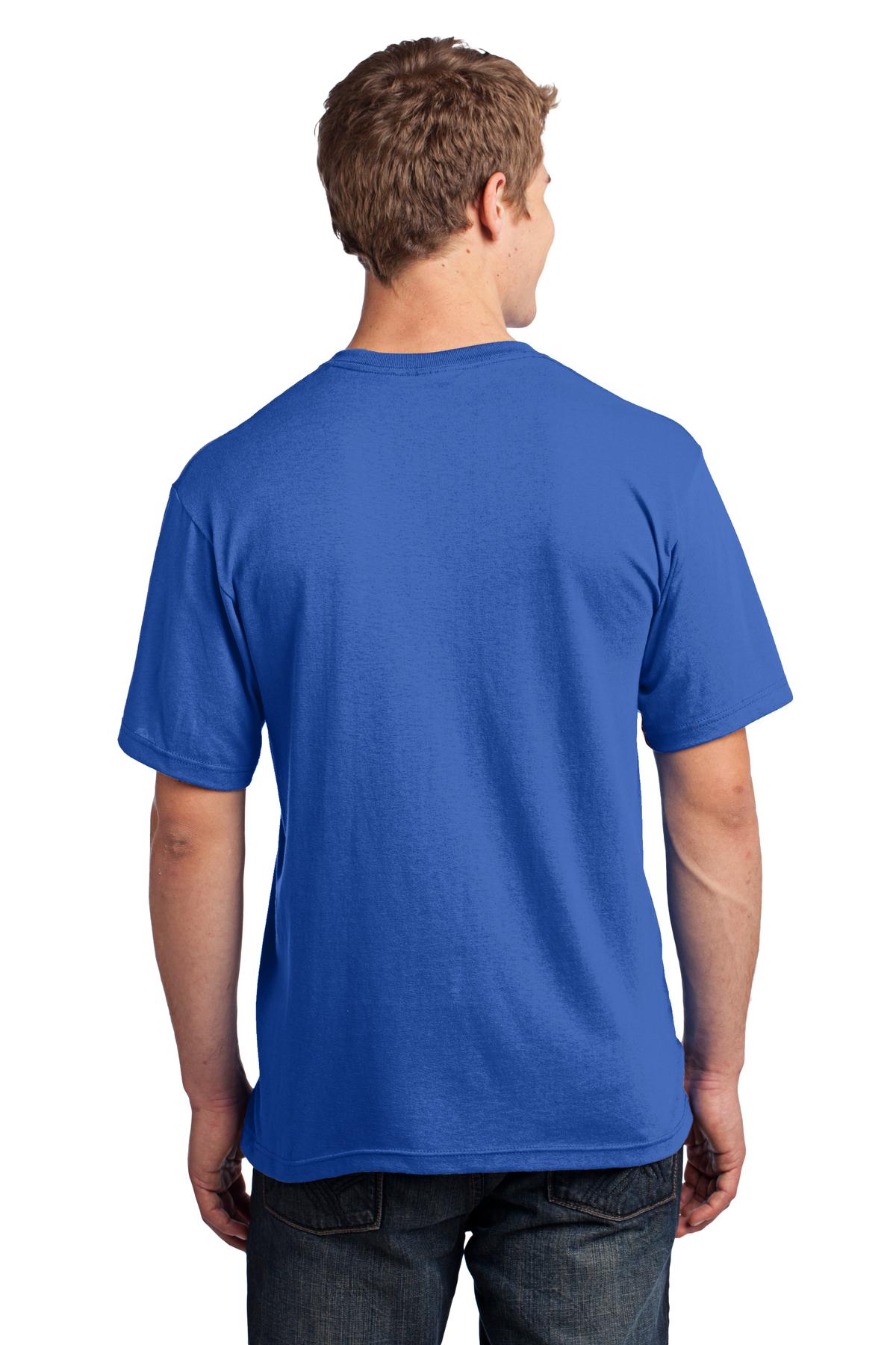 USA100P Port & Company - All-American Pocket Tee. - Back Image