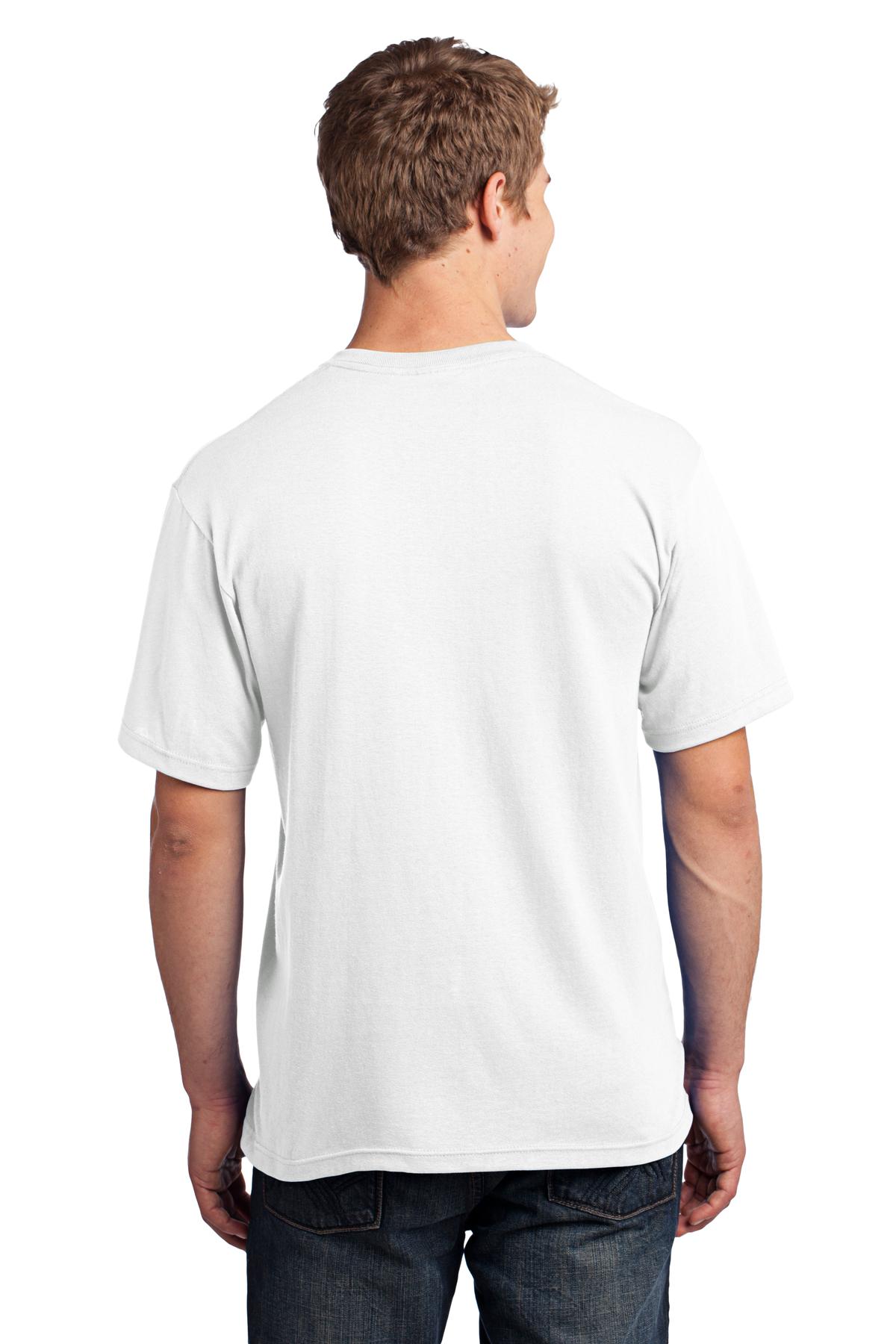USA100P Port & Company - All-American Pocket Tee. - Back Image