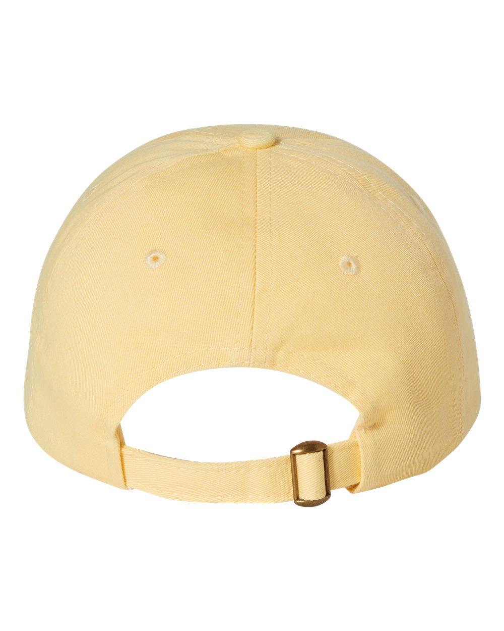 VC300A Valucap Dad’s Cap VC300A Valucap Adult Bio-Washed Classic Dad’s Cap - Back Image