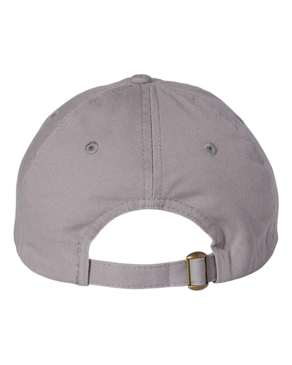 VC300A Valucap Dad’s Cap VC300A Valucap Adult Bio-Washed Classic Dad’s Cap - Back Image