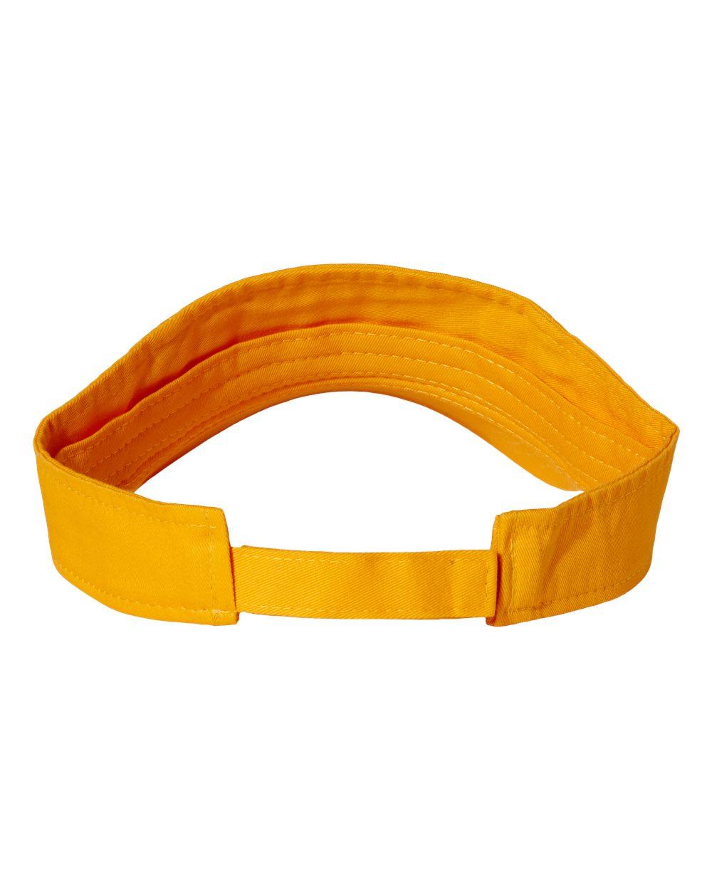 VC500 Valucap Bio-Washed Visor - Back Image
