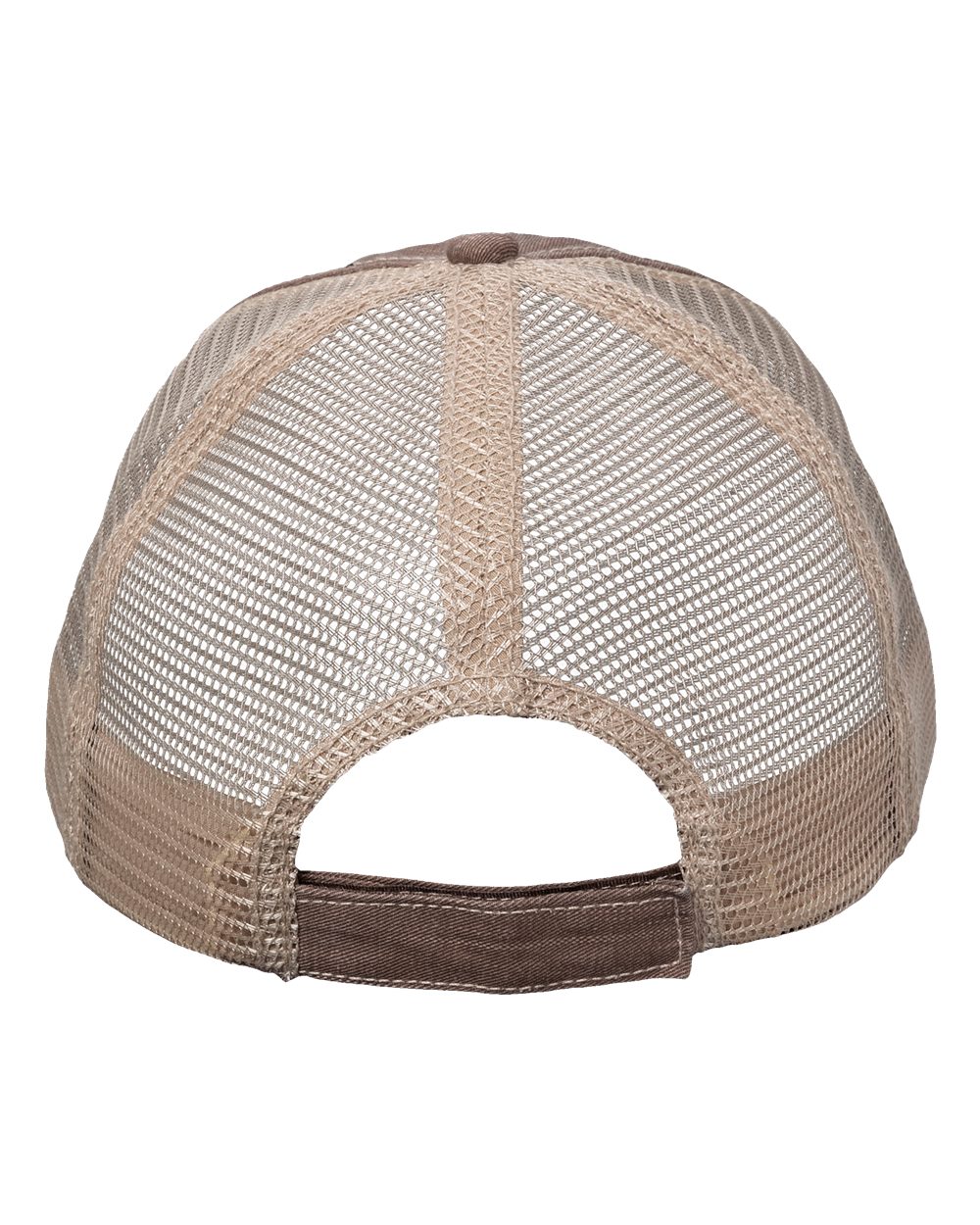 VC990 Valucap Contrast Stitch Cap - Back Image