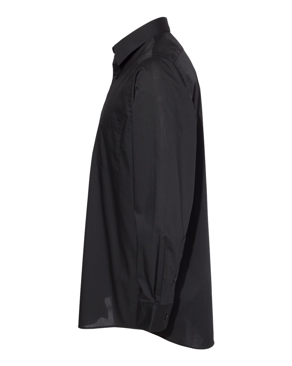 13V5052 Van Heusen Broadcloth Point Collar Solid Shirt - Siide Image