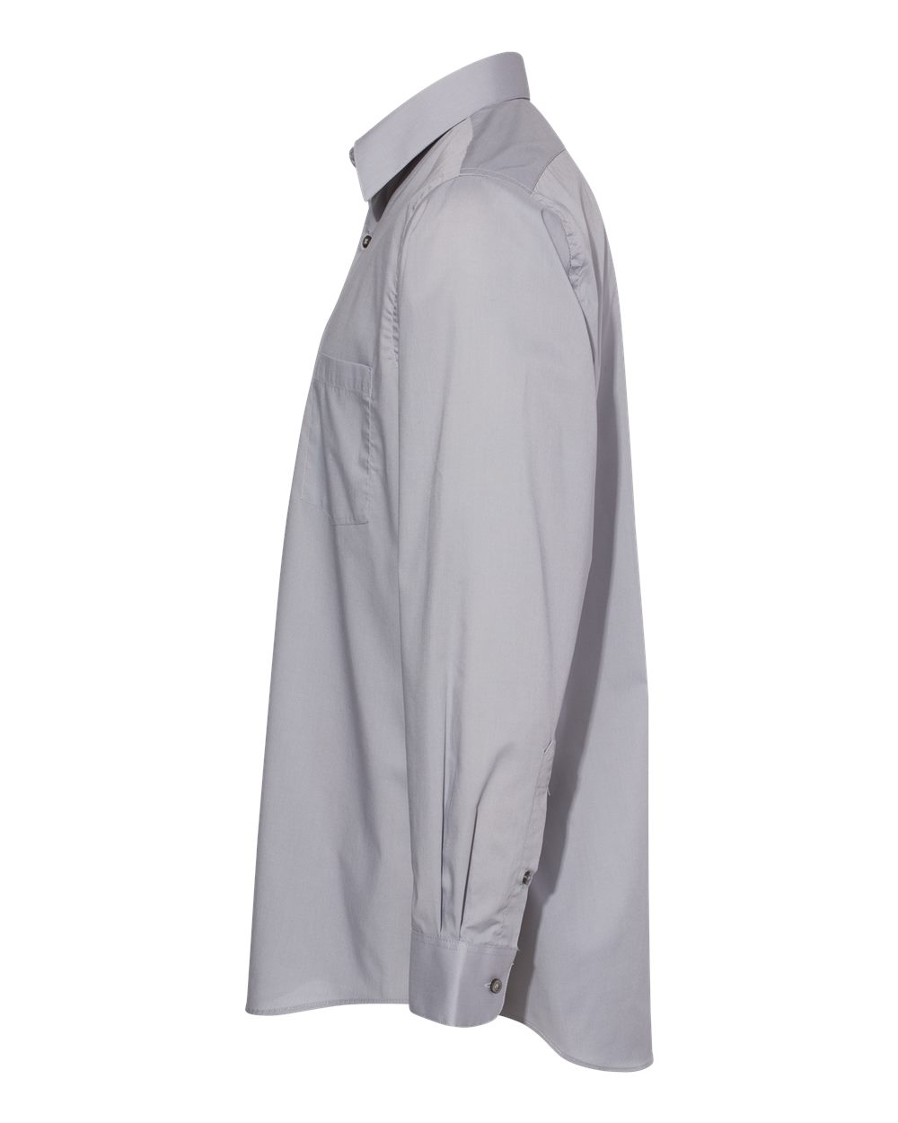 13V5052 Van Heusen Broadcloth Point Collar Solid Shirt - Siide Image