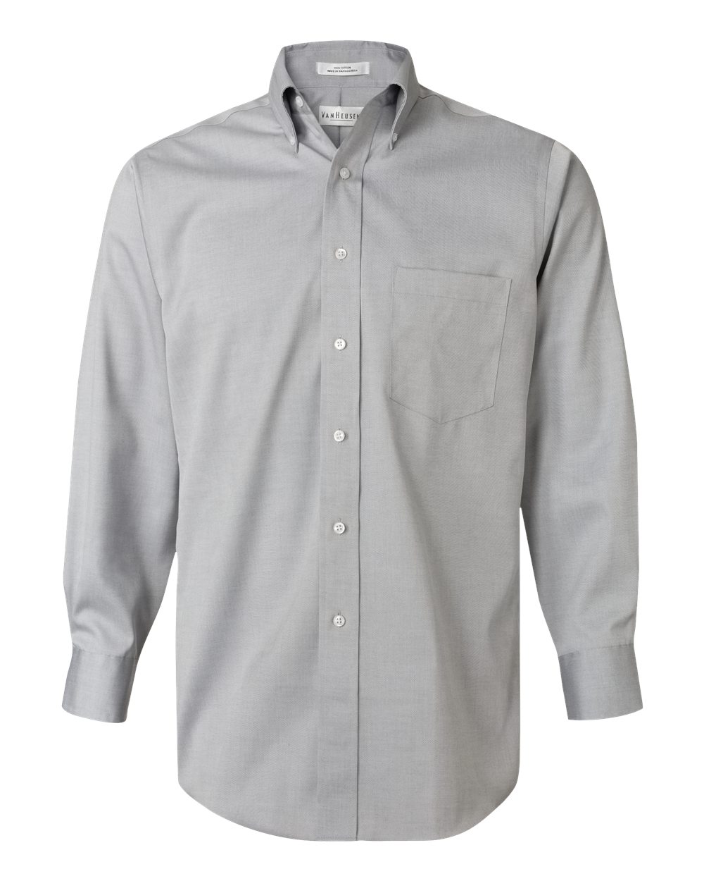 13V0143 Van Heusen Non-Iron Pinpoint Oxford Shirt Zoom Image