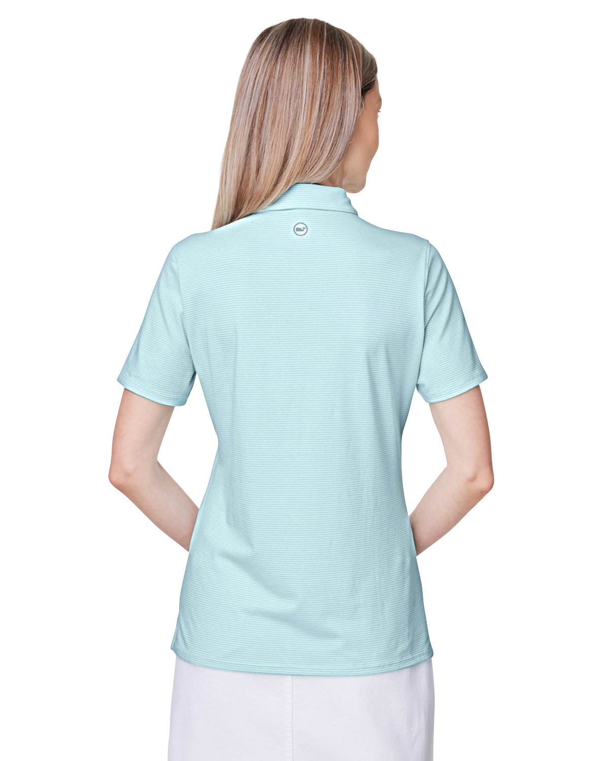 G001320 vineyard vines Ladies Fanshell Polo - Back Image