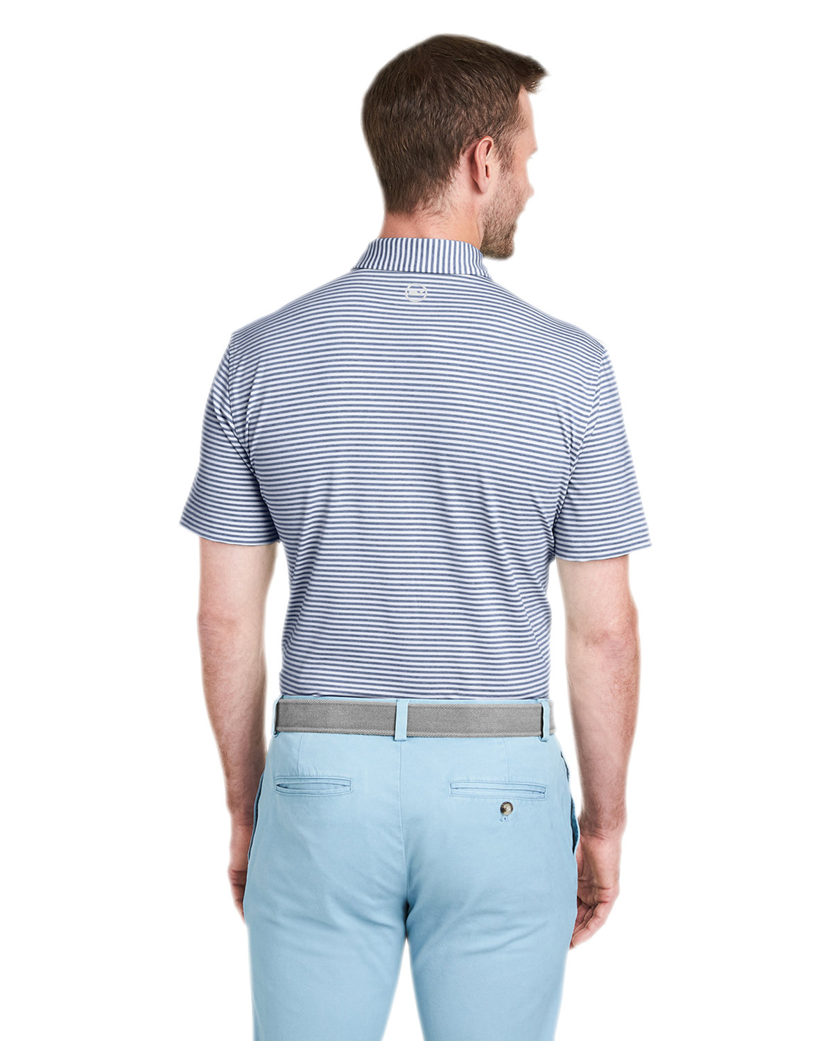 G011145 vineyard vines Mens Heathered Winstead Sankaty Polo G011145 vineyard vines Mens Heathered Winstead Sankaty Polo - Back Image