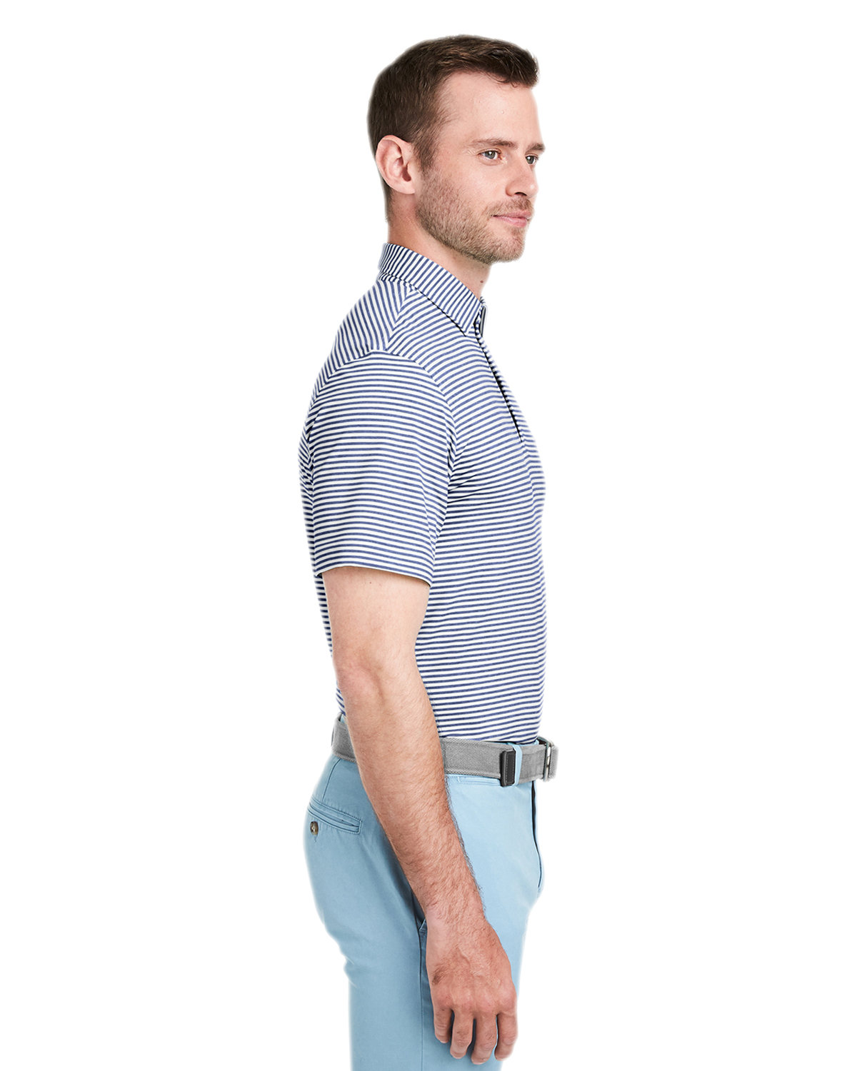 G011145 vineyard vines Mens Heathered Winstead Sankaty Polo G011145 vineyard vines Mens Heathered Winstead Sankaty Polo - Siide Image