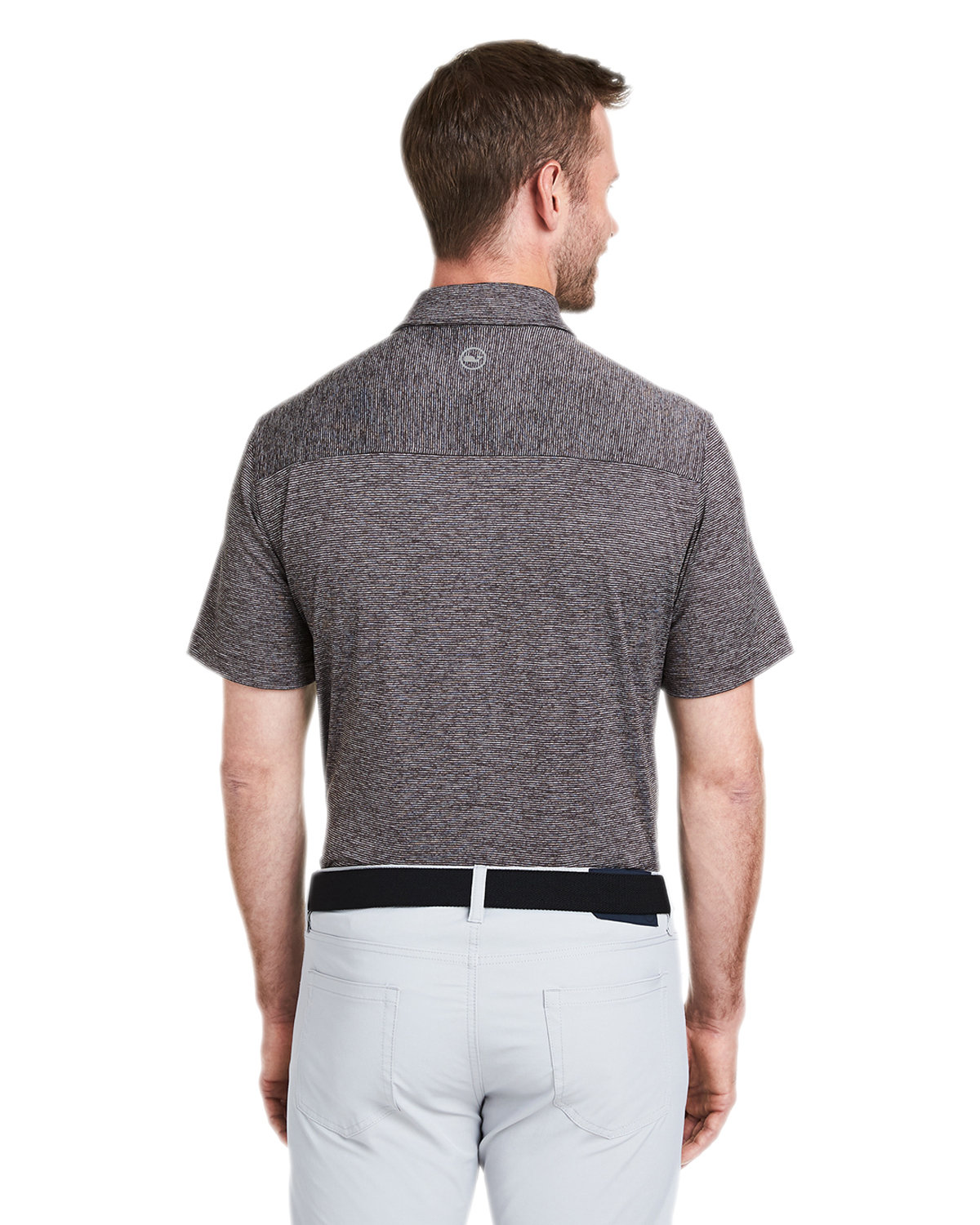 G011146 vineyard vines Mens Destin Stripe Sankaty Polo G011146 vineyard vines Mens Destin Stripe Sankaty Polo - Back Image