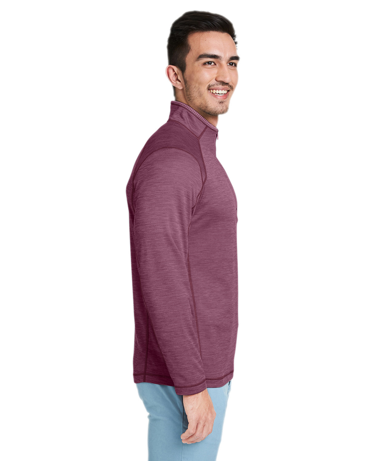 K002709 vineyard vines Mens Sankaty Quarter-Zip Pullover - Siide Image