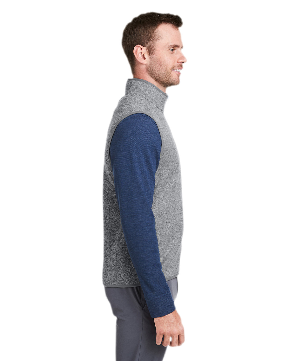 K002713 vineyard vines Mens Mountain Sweater Fleece Vest - Siide Image