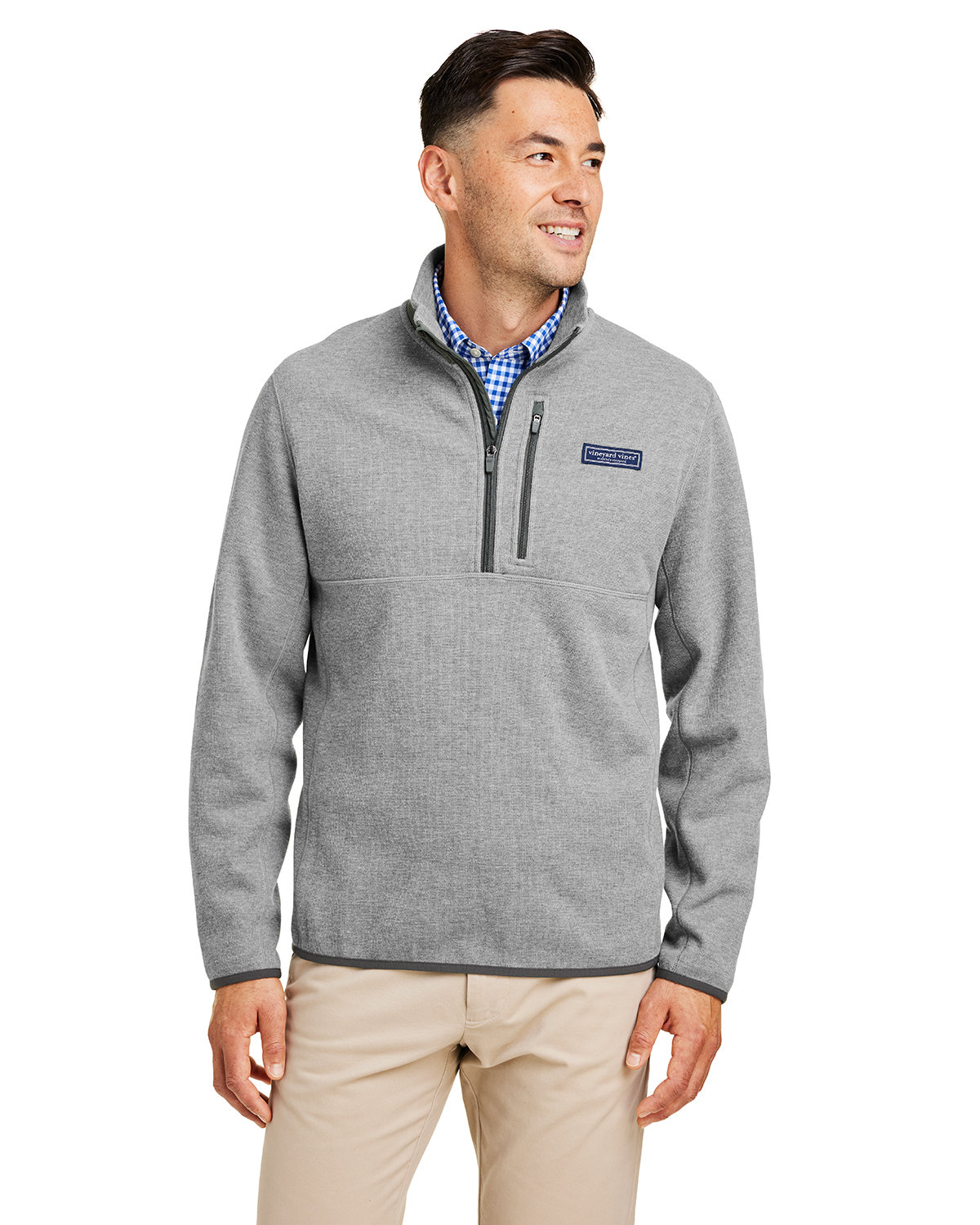 K004694 vineyard vines Mens Mountain Sweaterfleece Quarter-Zip K004694 vineyard vines Mens Mountain Sweaterfleece Quarter-Zip