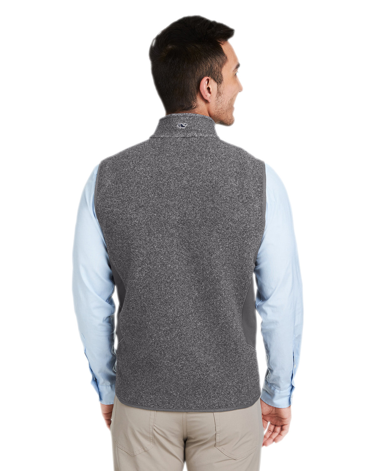 O001401 vineyard vines Mens Harbor Fleece Vest O001401 vineyard vines Mens Harbor Fleece Vest - Back Image