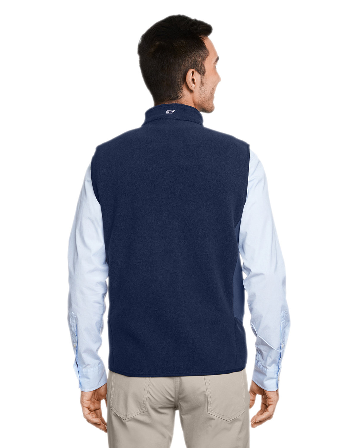 O001401 vineyard vines Mens Harbor Fleece Vest O001401 vineyard vines Mens Harbor Fleece Vest - Back Image