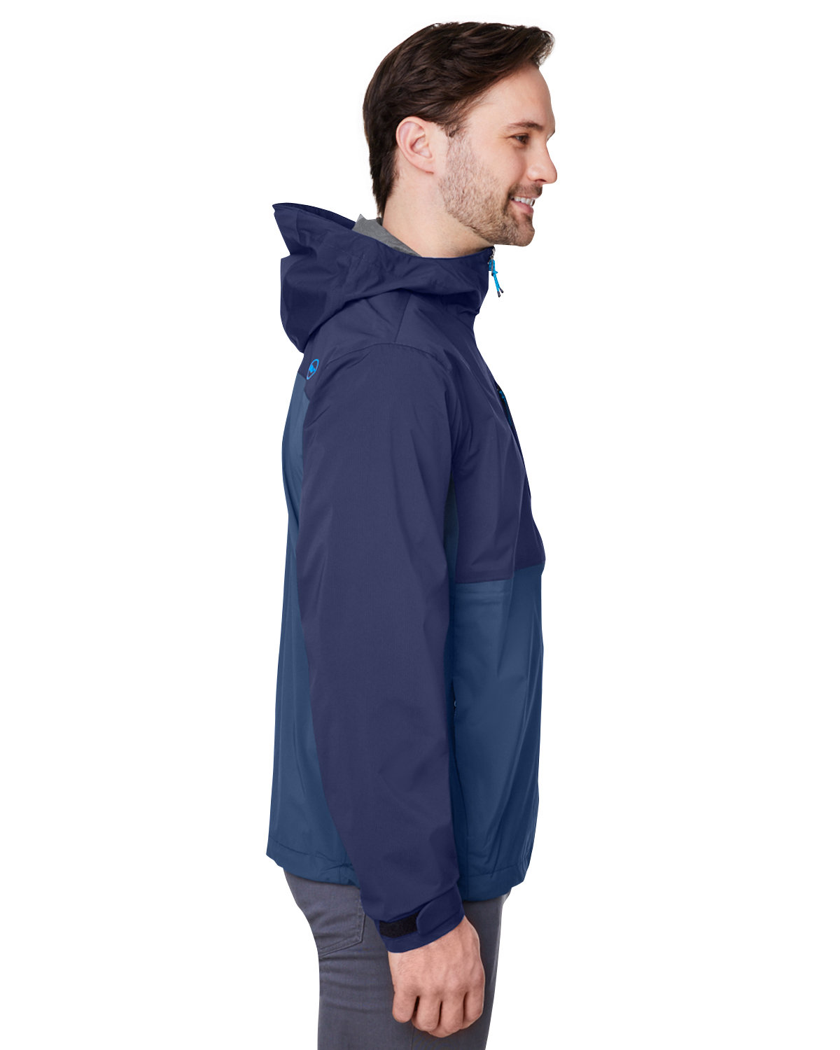 O001647 vineyard vines Mens On-The-Go Packable Rain Shell - Siide Image