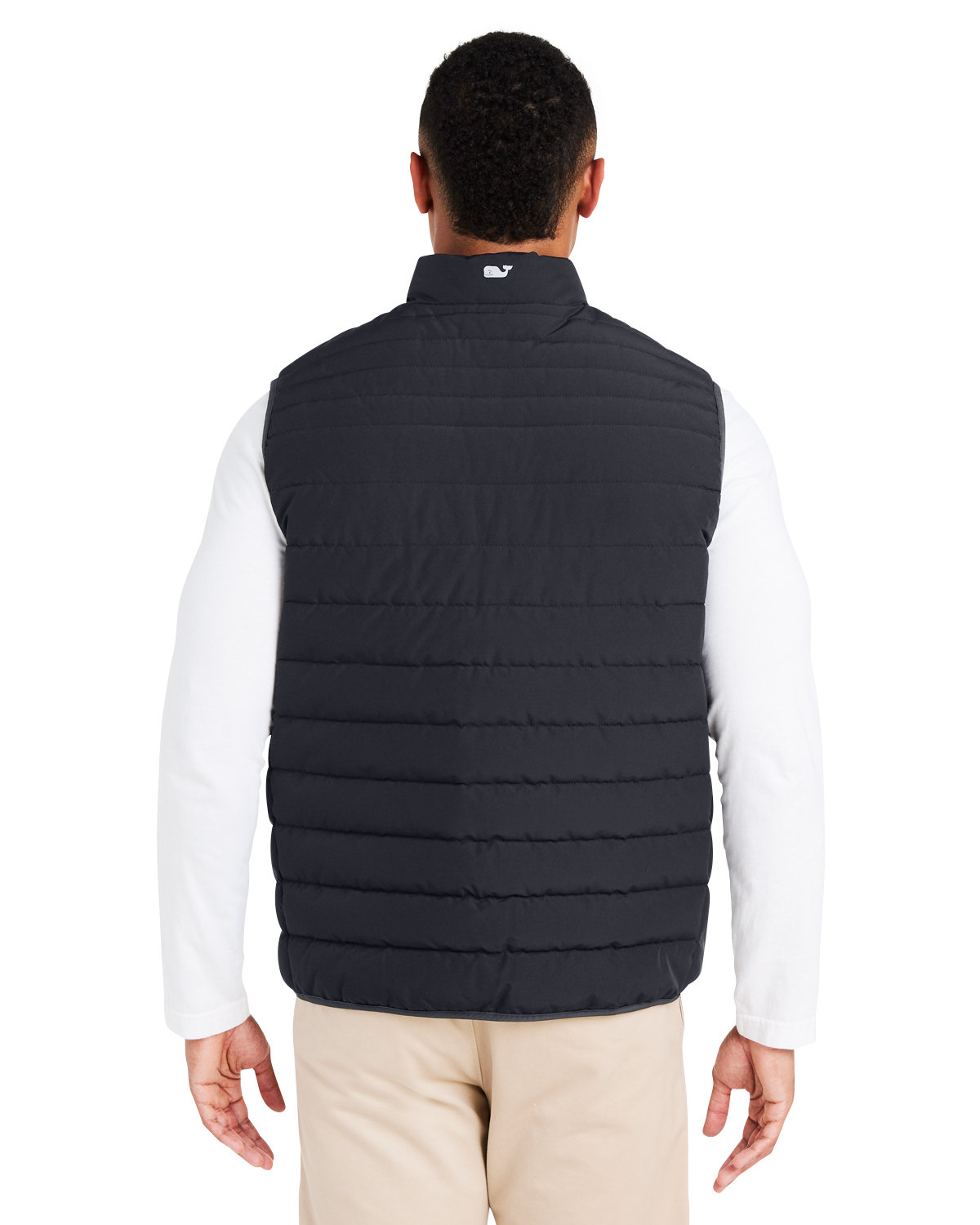 O001808 vineyard vines Mens Mountain Weekend Puffer Vest - Back Image