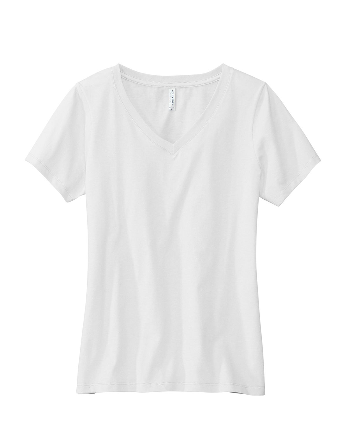 LVL45V Volunteer Knitwear Womens Daily V-Neck Tee