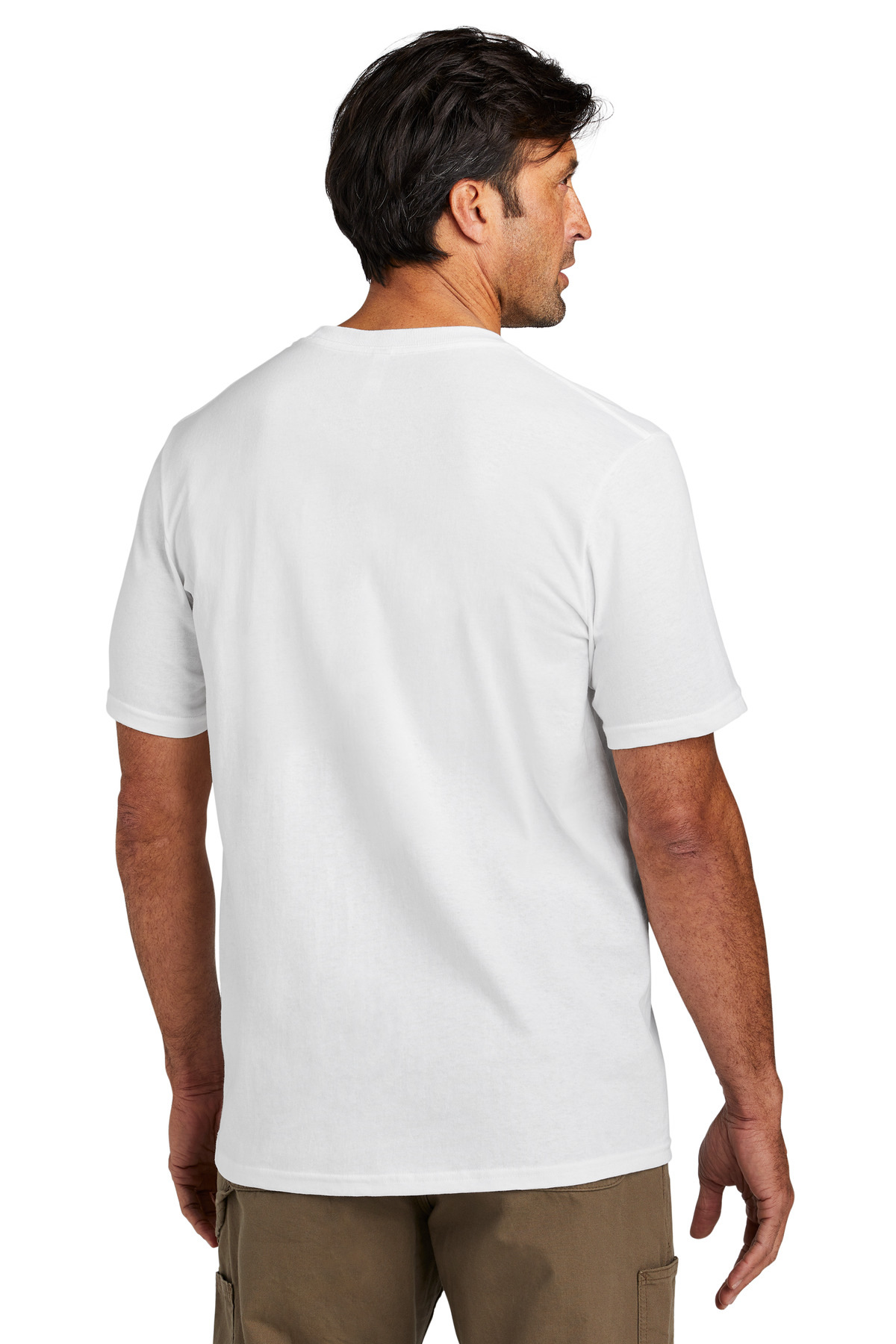VL100P Volunteer Knitwear All-American Pocket Tee - Back Image