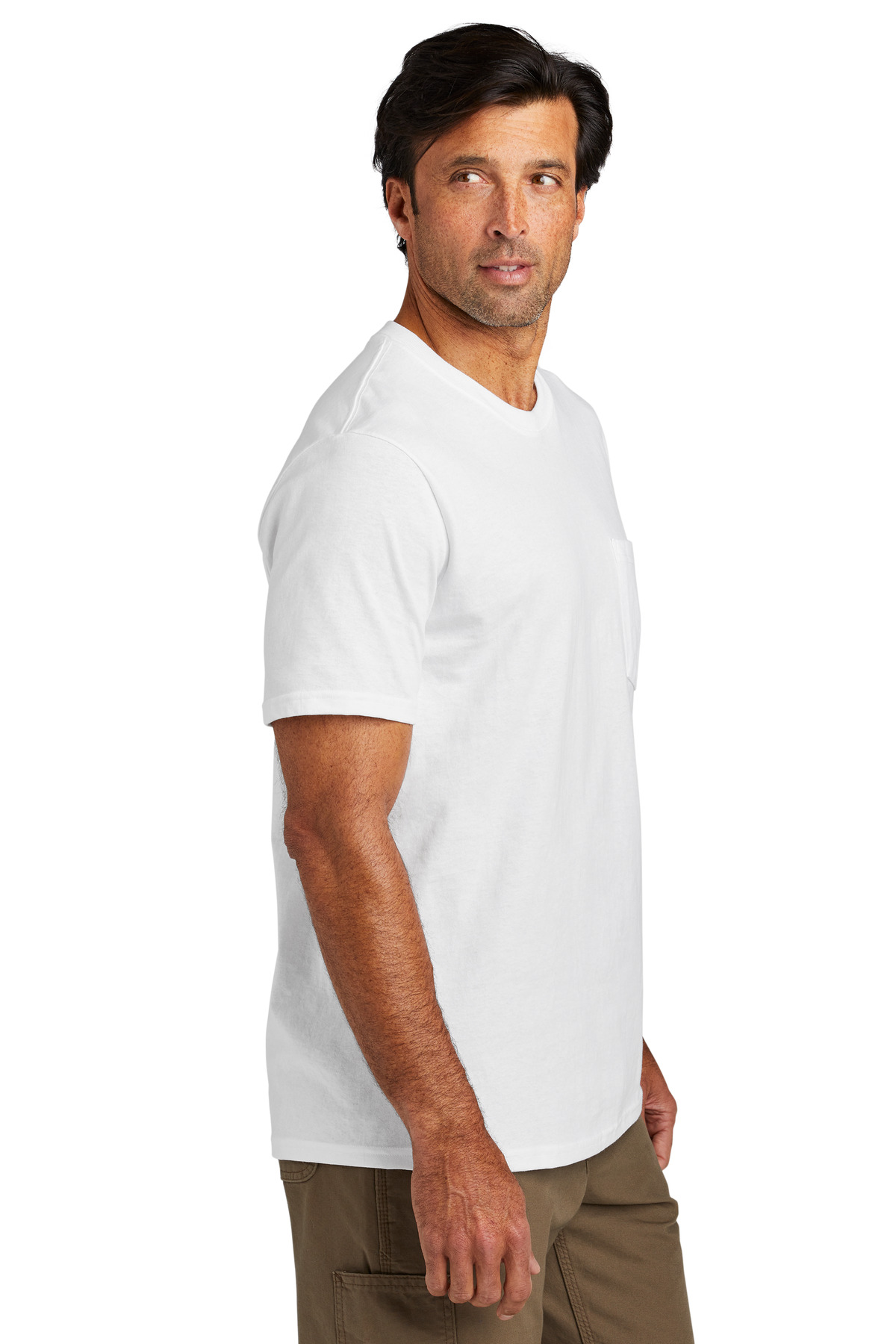 VL100P Volunteer Knitwear All-American Pocket Tee - Siide Image