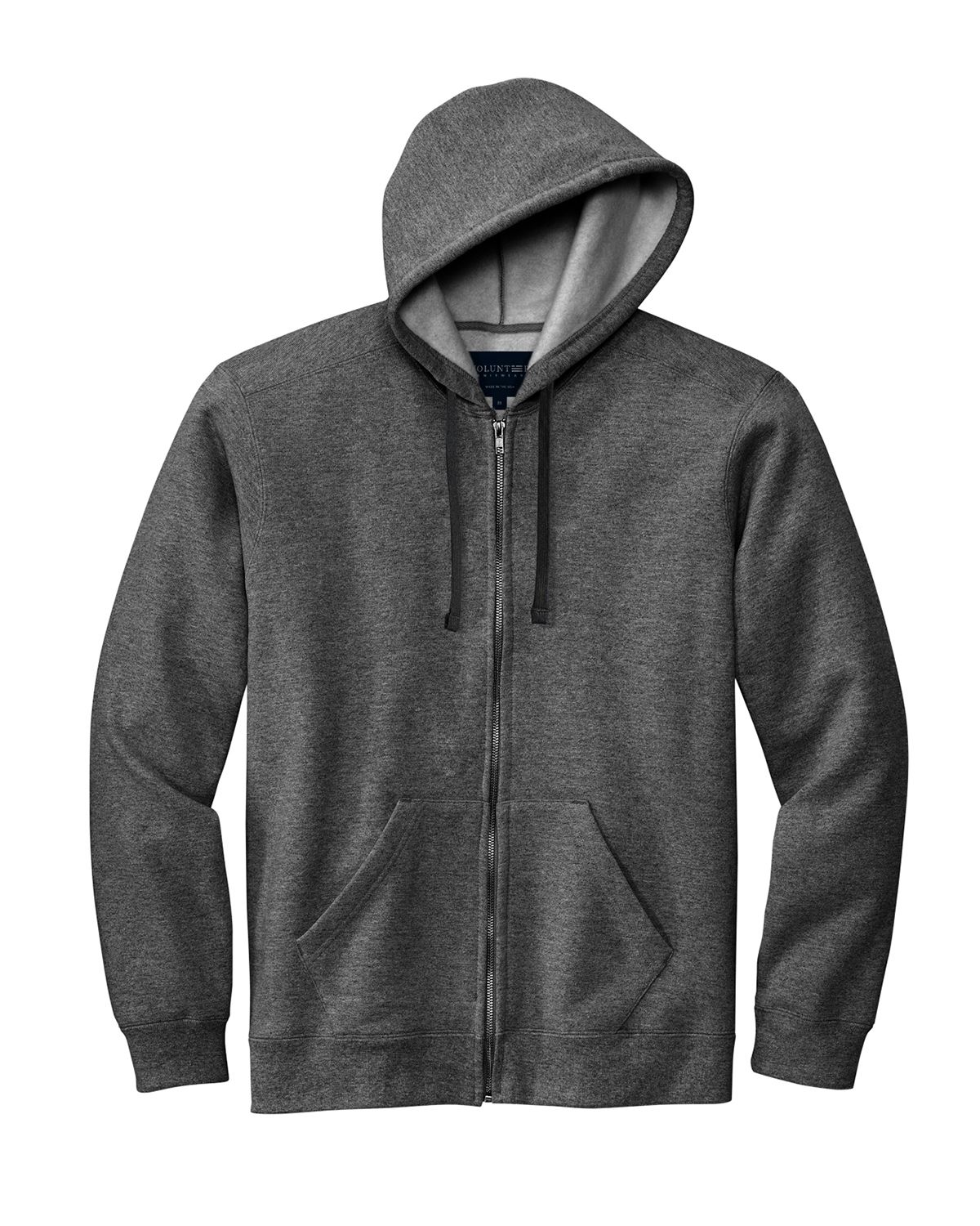 VL130ZH Volunteer Knitwear Chore Fleece Full-Zip Hoodie Zoom Image