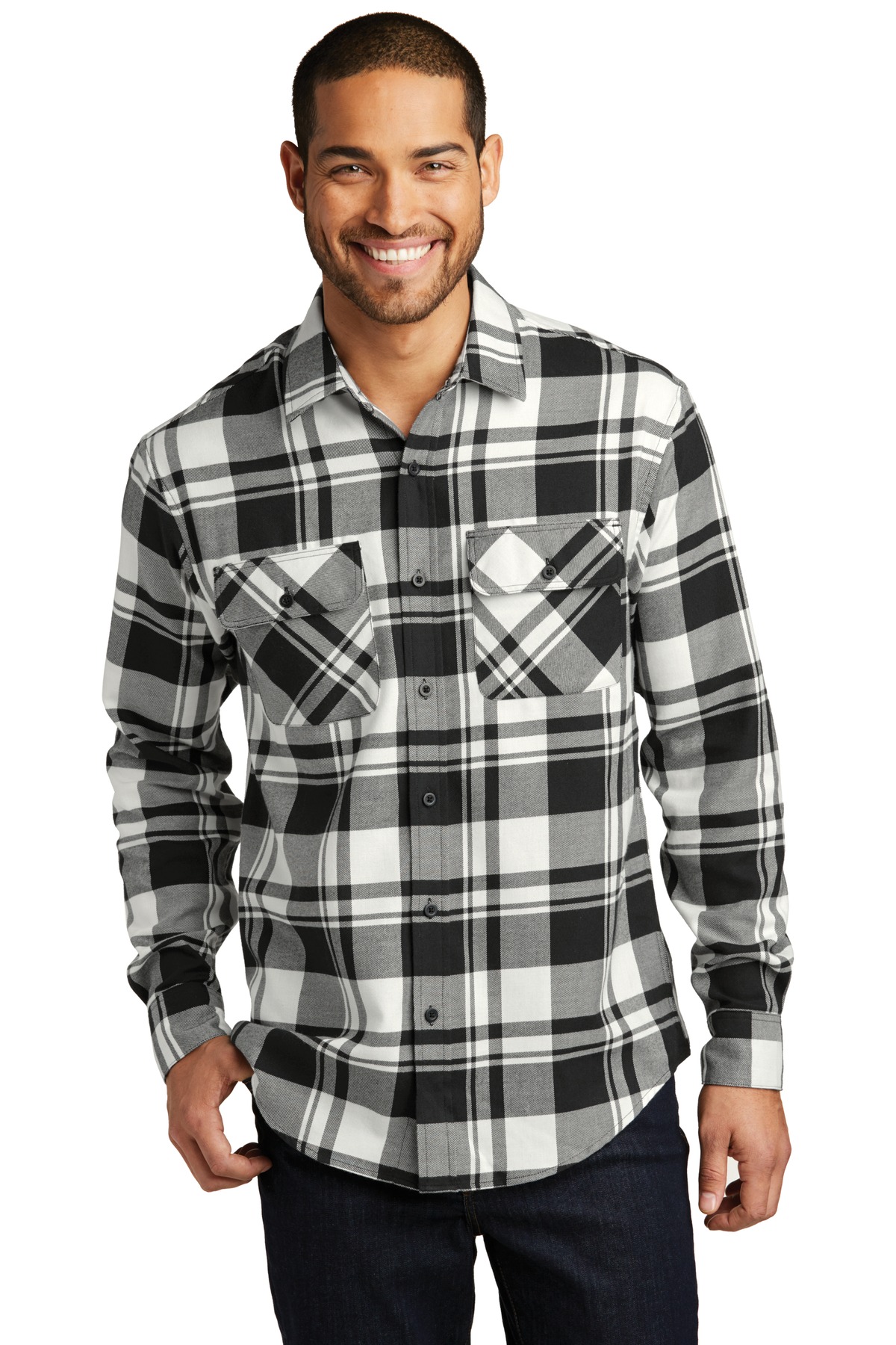 W668 Port Authority Plaid Flannel Shirt. W668 Port Authority Plaid Flannel Shirt.