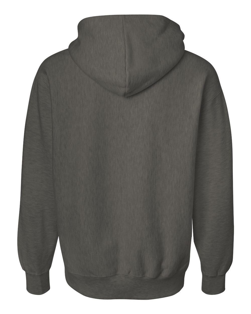 7700 Weatherproof Cross Weave Hooded Sweatshirt - Back Image