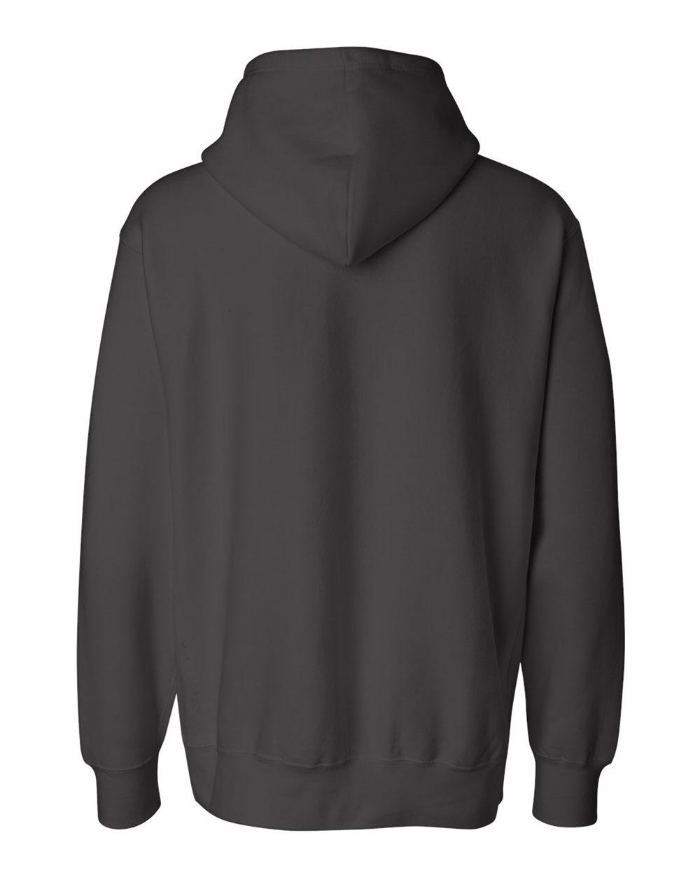 7700 Weatherproof Cross Weave Hooded Sweatshirt - Back Image