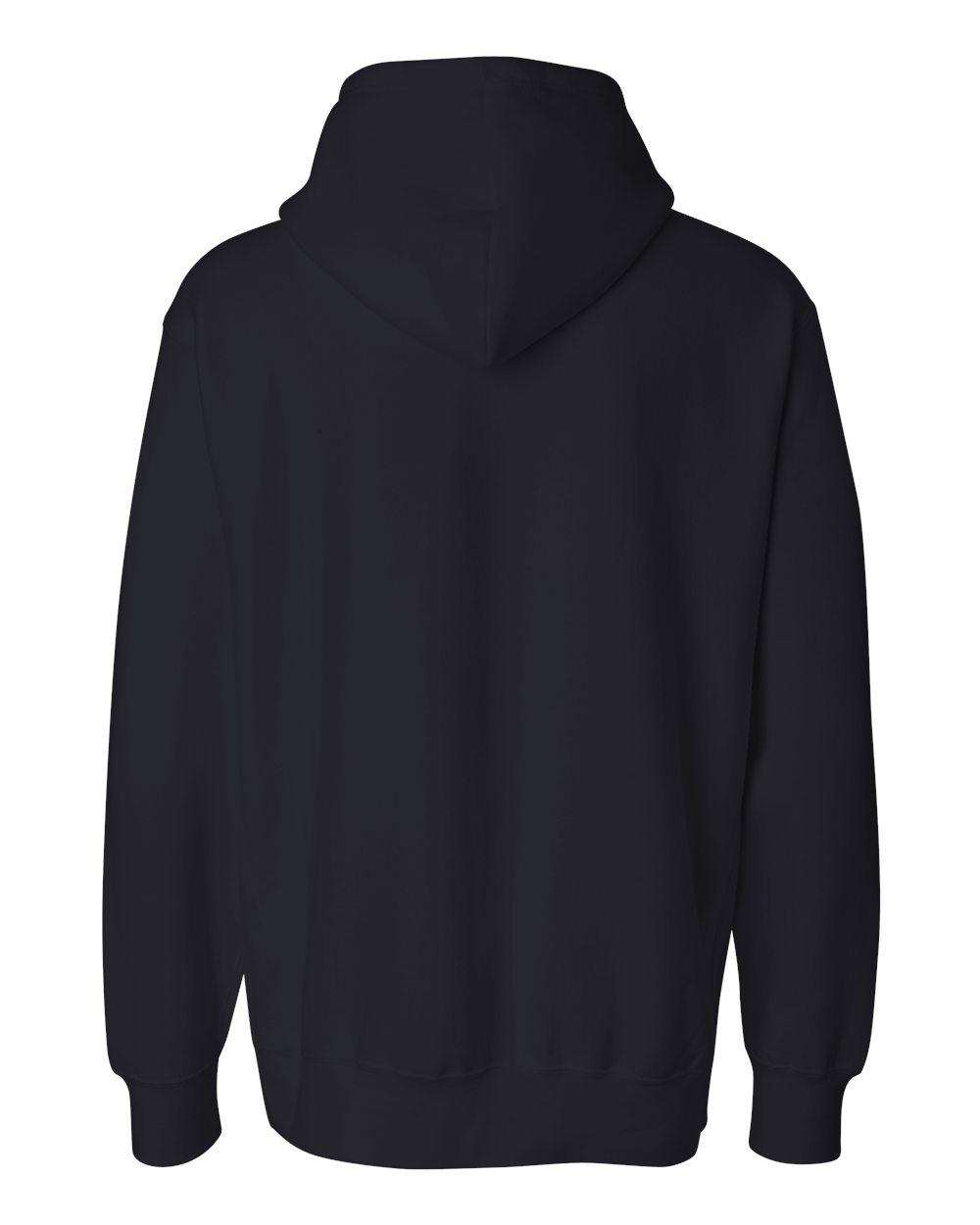 7700 Weatherproof Cross Weave Hooded Sweatshirt - Back Image