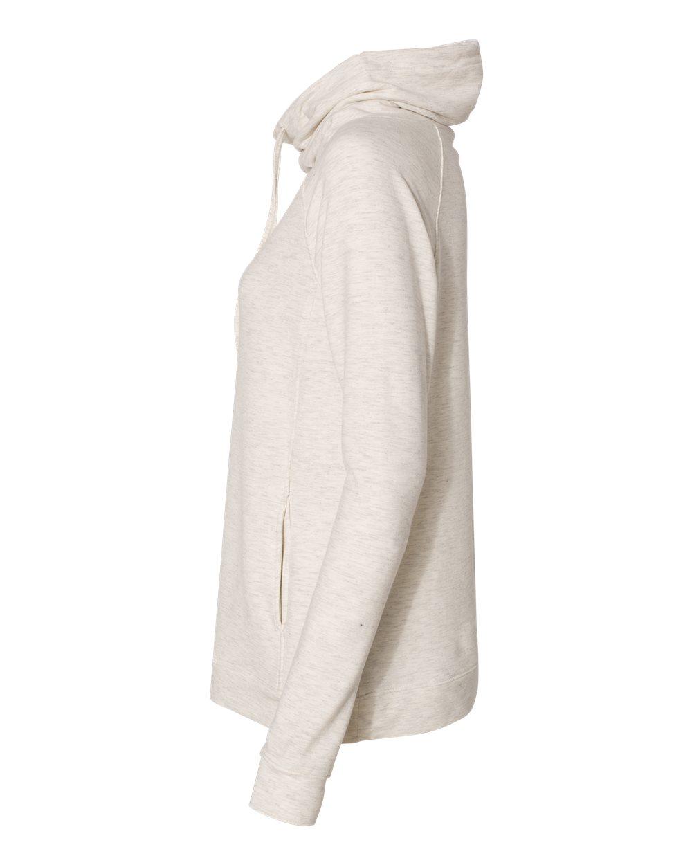 W18706 Weatherproof Women’s HeatLast Fleece Faux Cashmere Funnel Neck Sweatshirt - Siide Image
