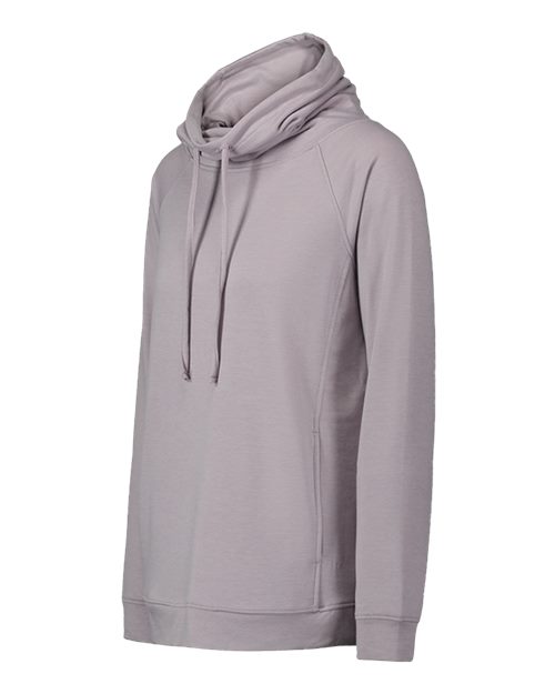 W18706 Weatherproof Women’s HeatLast Fleece Faux Cashmere Funnel Neck Sweatshirt - Siide Image