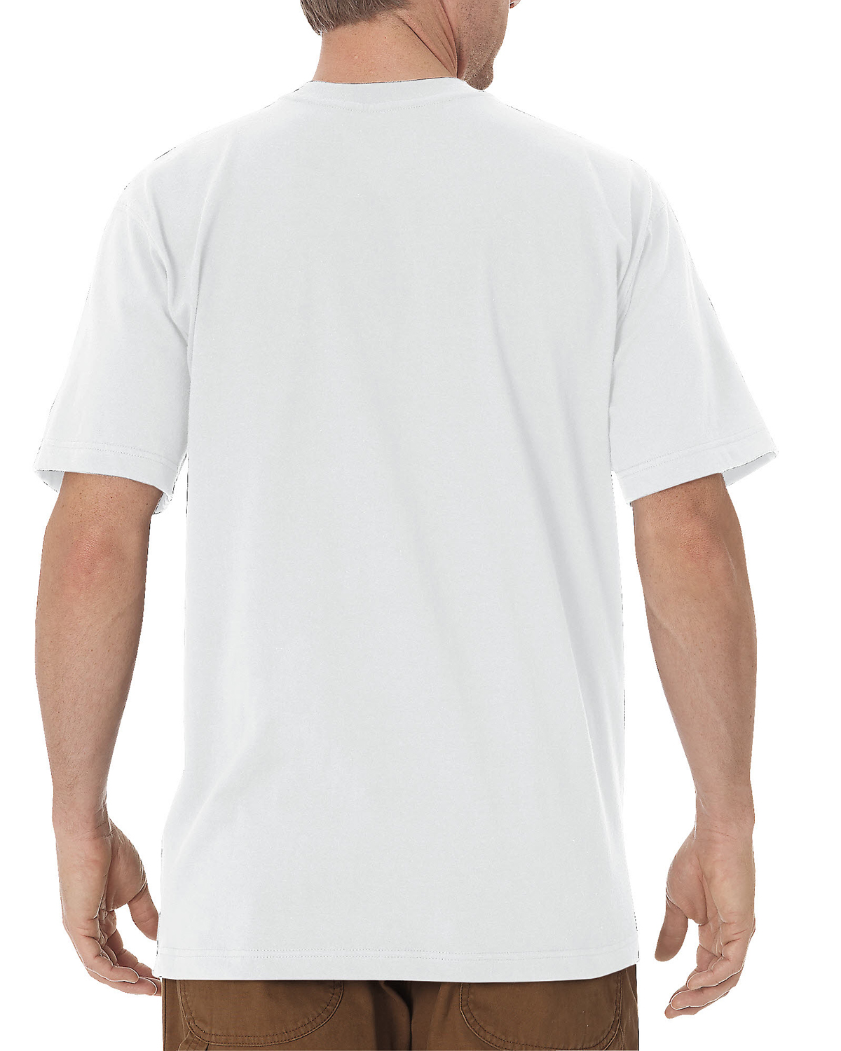 WS436 Dickies Mens Short-Sleeve Pocket T-Shirt - Back Image