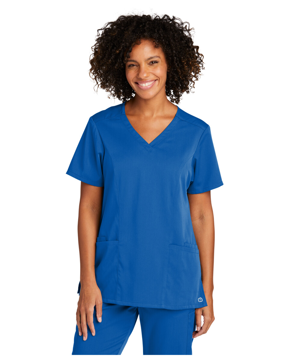 WW4168 Wonderwink Womens Premiere Flex V-Neck Top WW4168 Wonderwink Womens Premiere Flex V-Neck Top