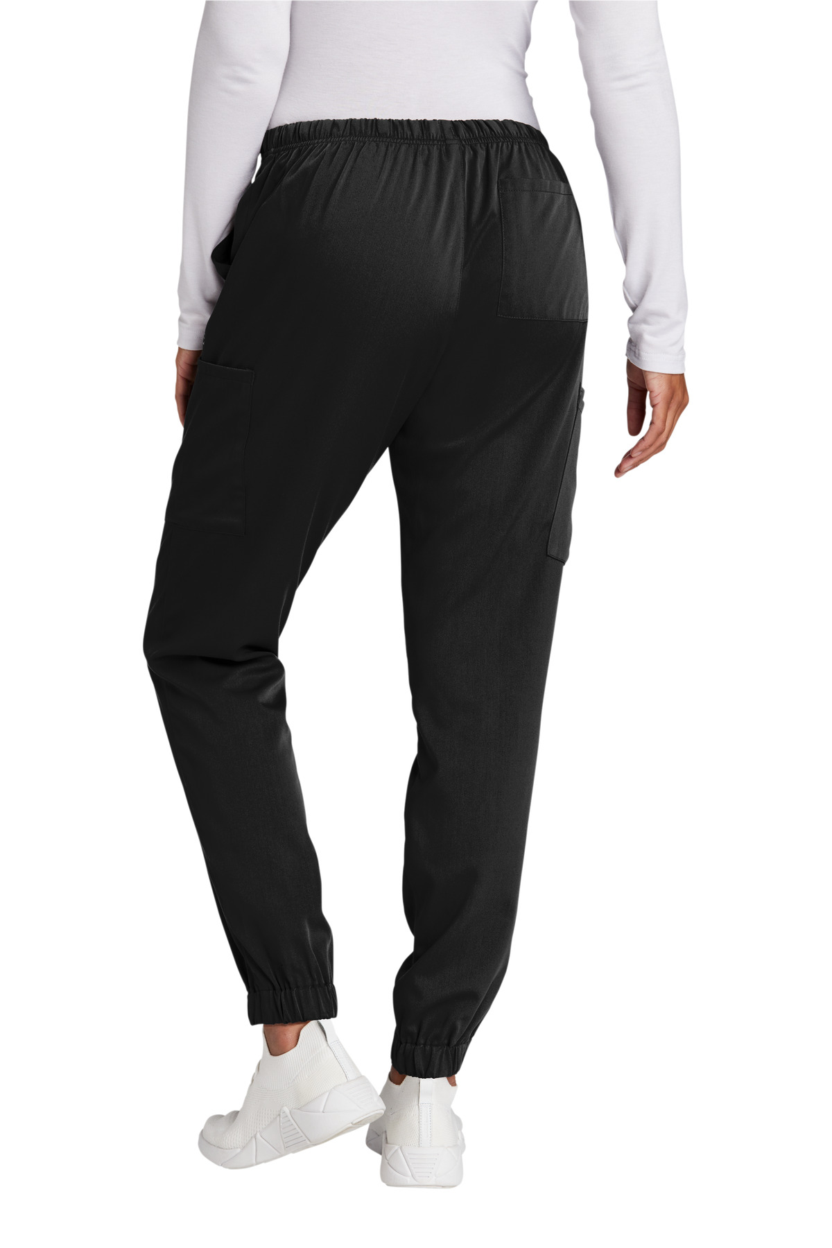 WW4258 Wonderwink Womens Premiere Flex Jogger Pant - Back Image