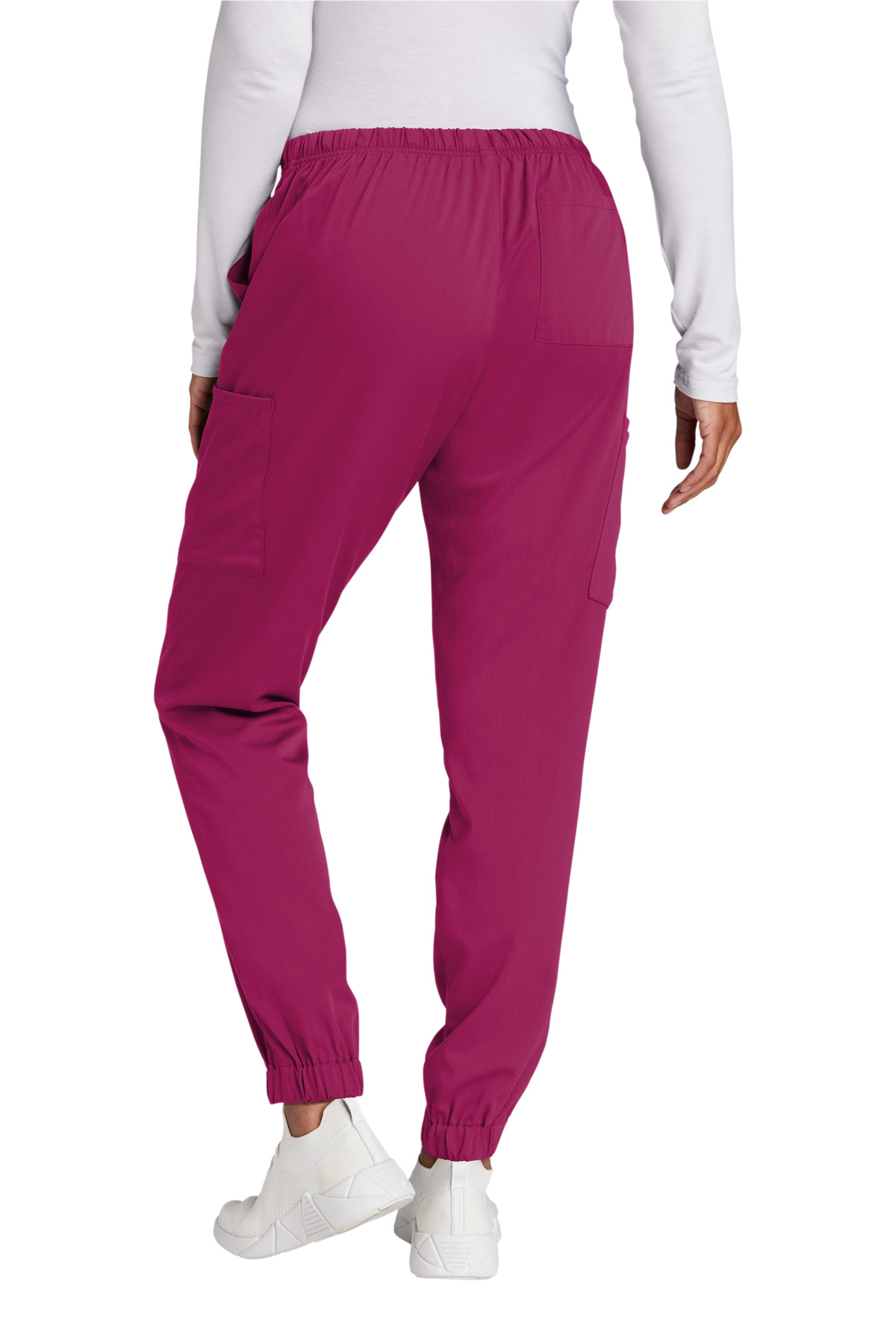WW4258 Wonderwink Womens Premiere Flex Jogger Pant - Back Image