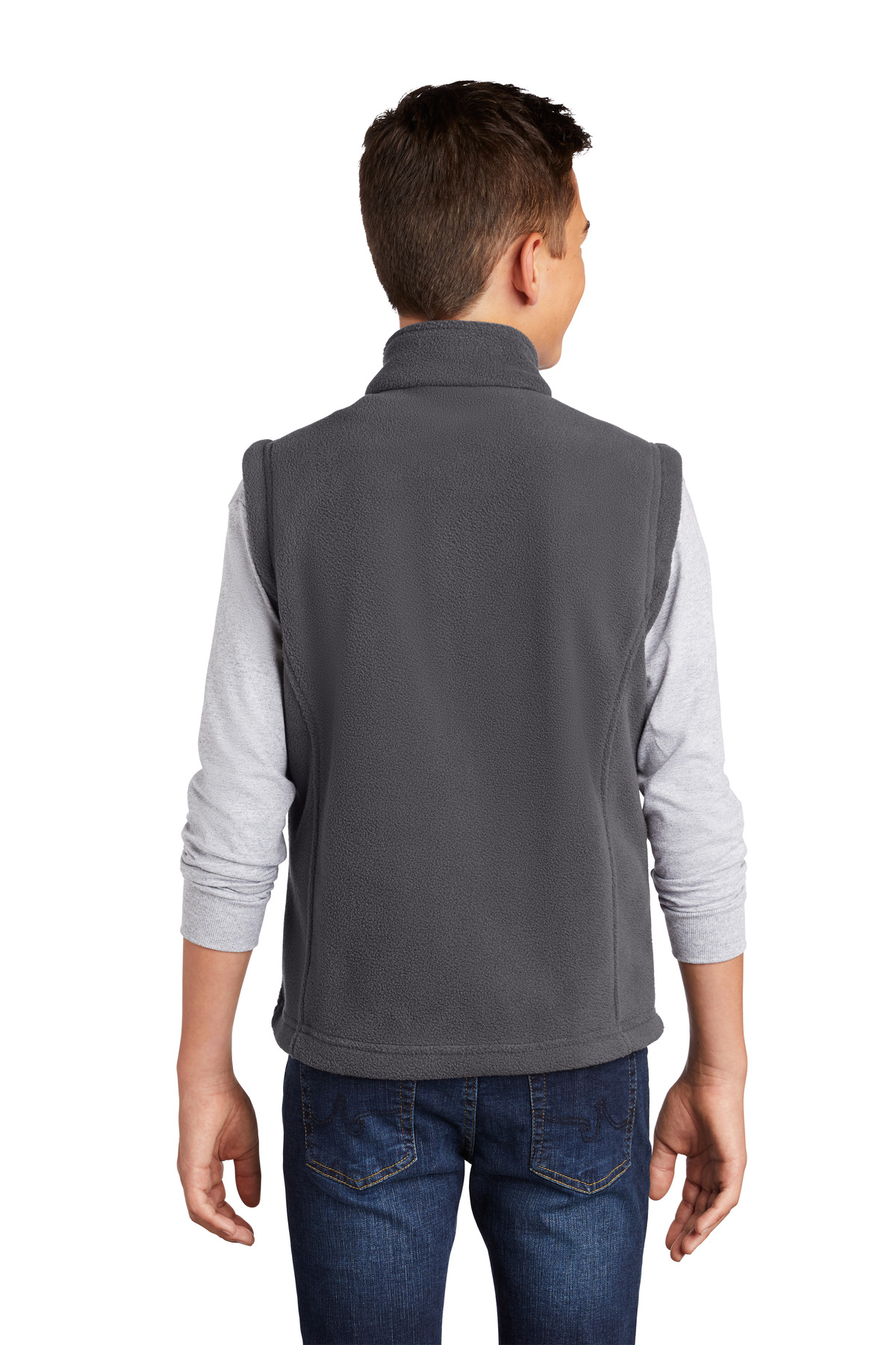 Y219 Port Authority Youth Value Fleece Vest Y219 Port Authority Youth Value Fleece Vest - Back Image